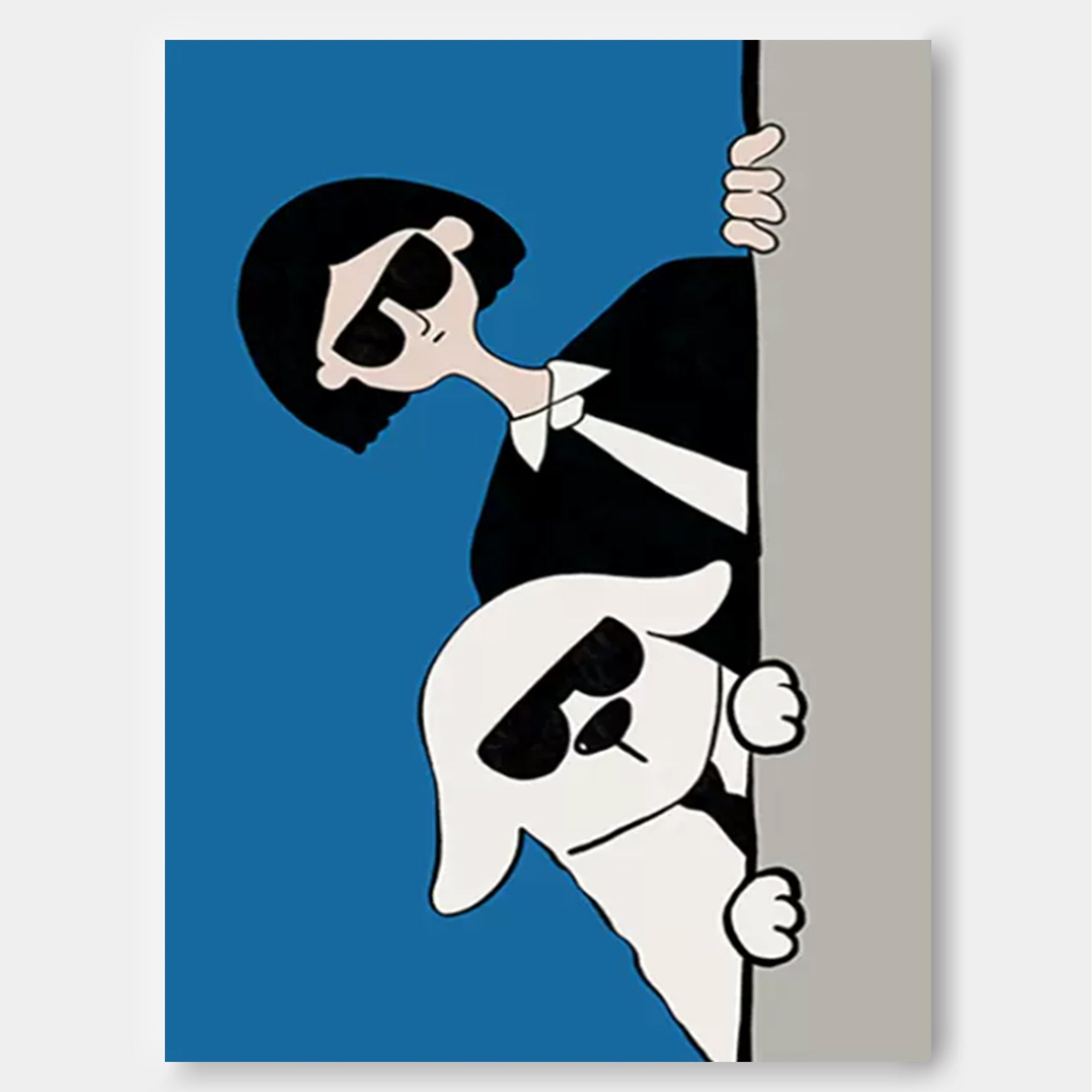 Wall Art Abstract Contemporary Humorous