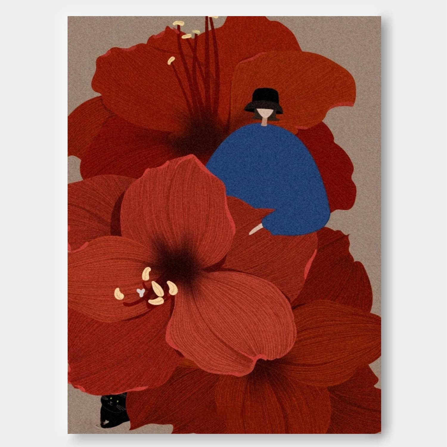 Wall Art People Oriental Surreal Floral