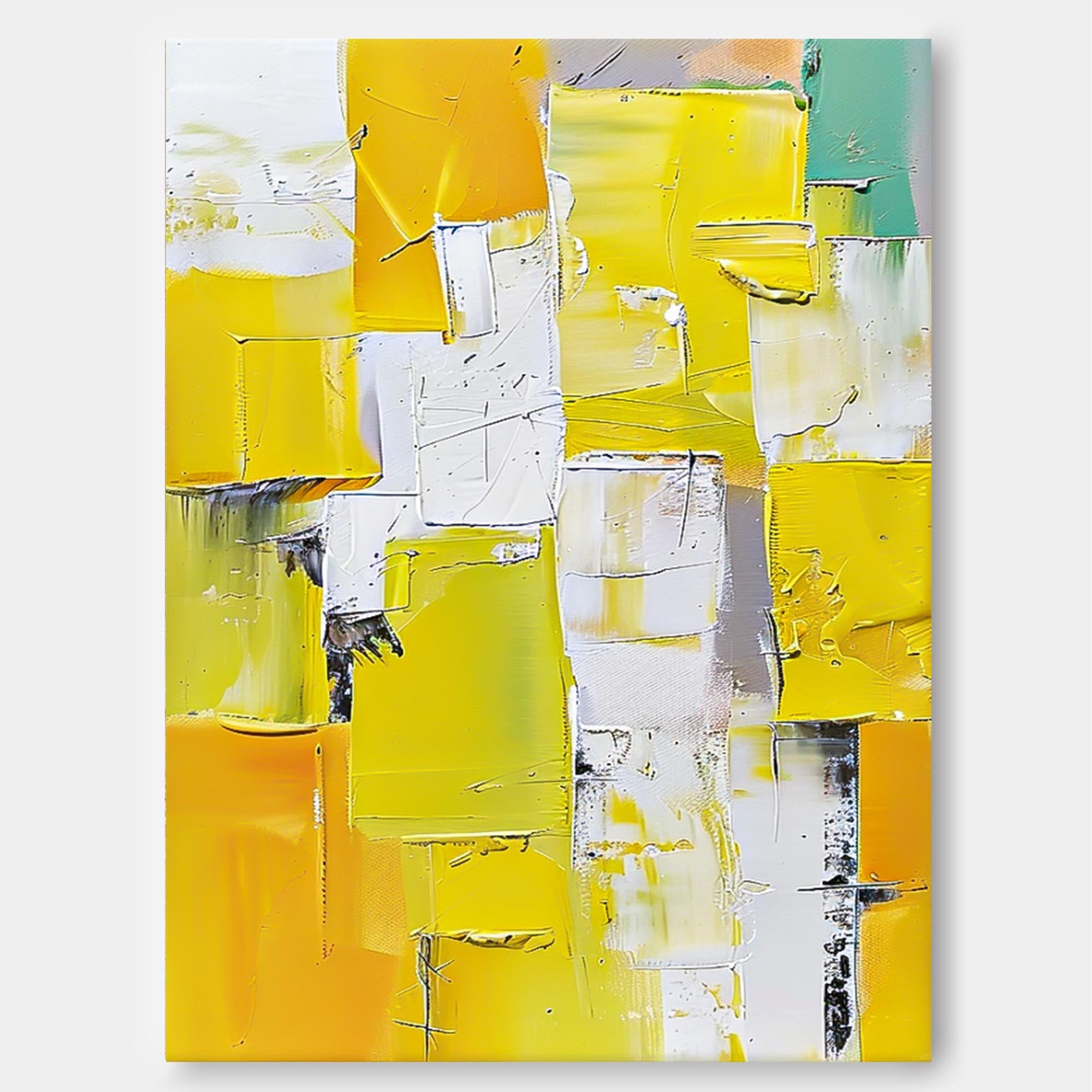 Wall Art Dynamic Abstract Bold Color Pop Decor