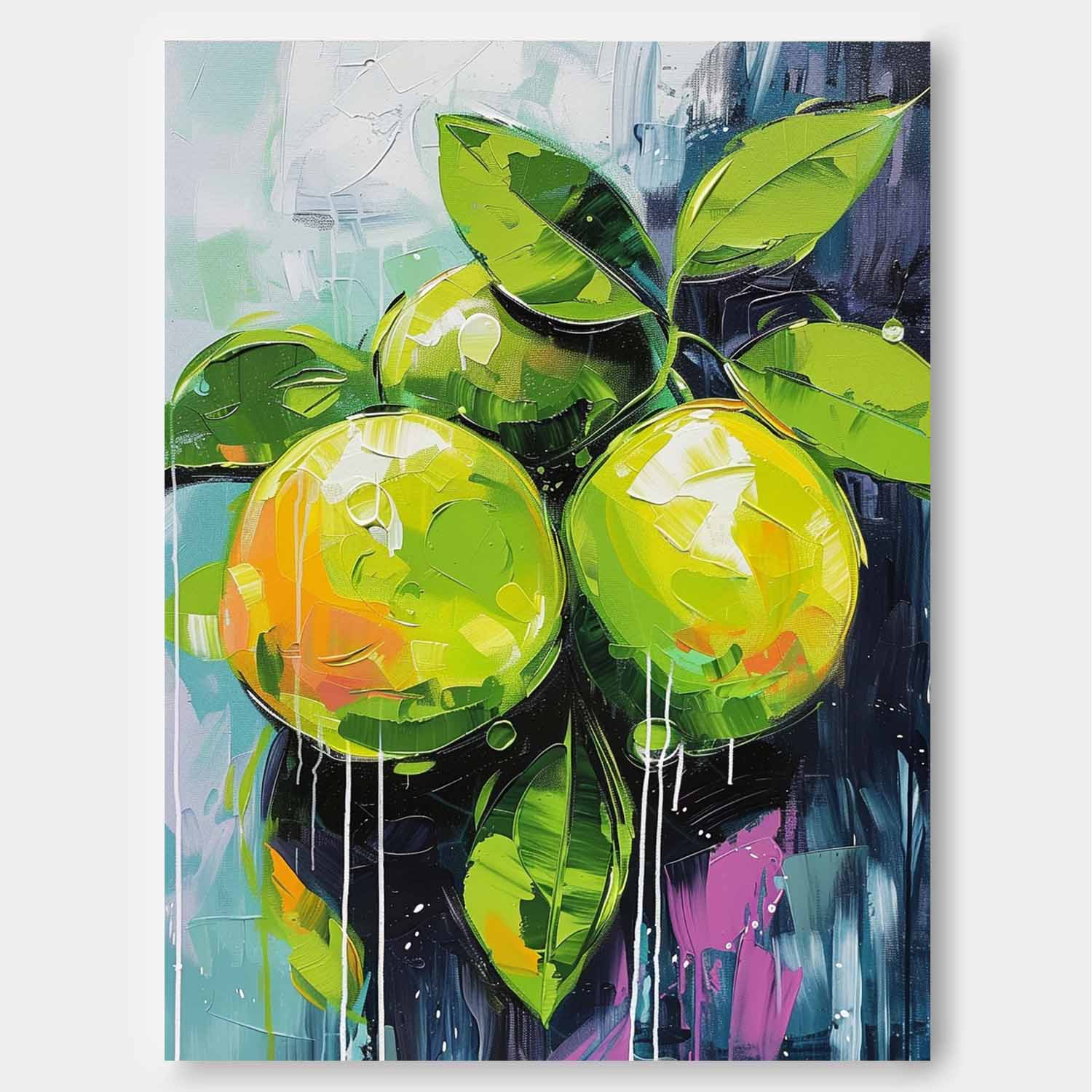 Wall Art Abstract Painterly Whimsical Fantasy