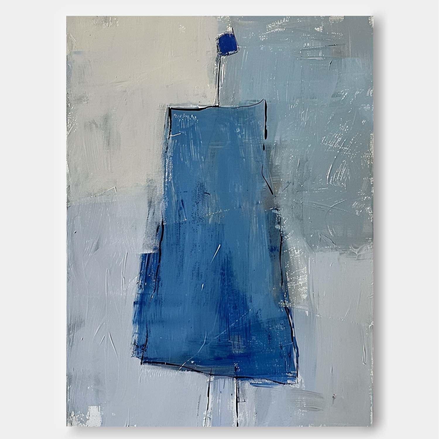 Wall Art Minimalist Elegant Serene Painterly