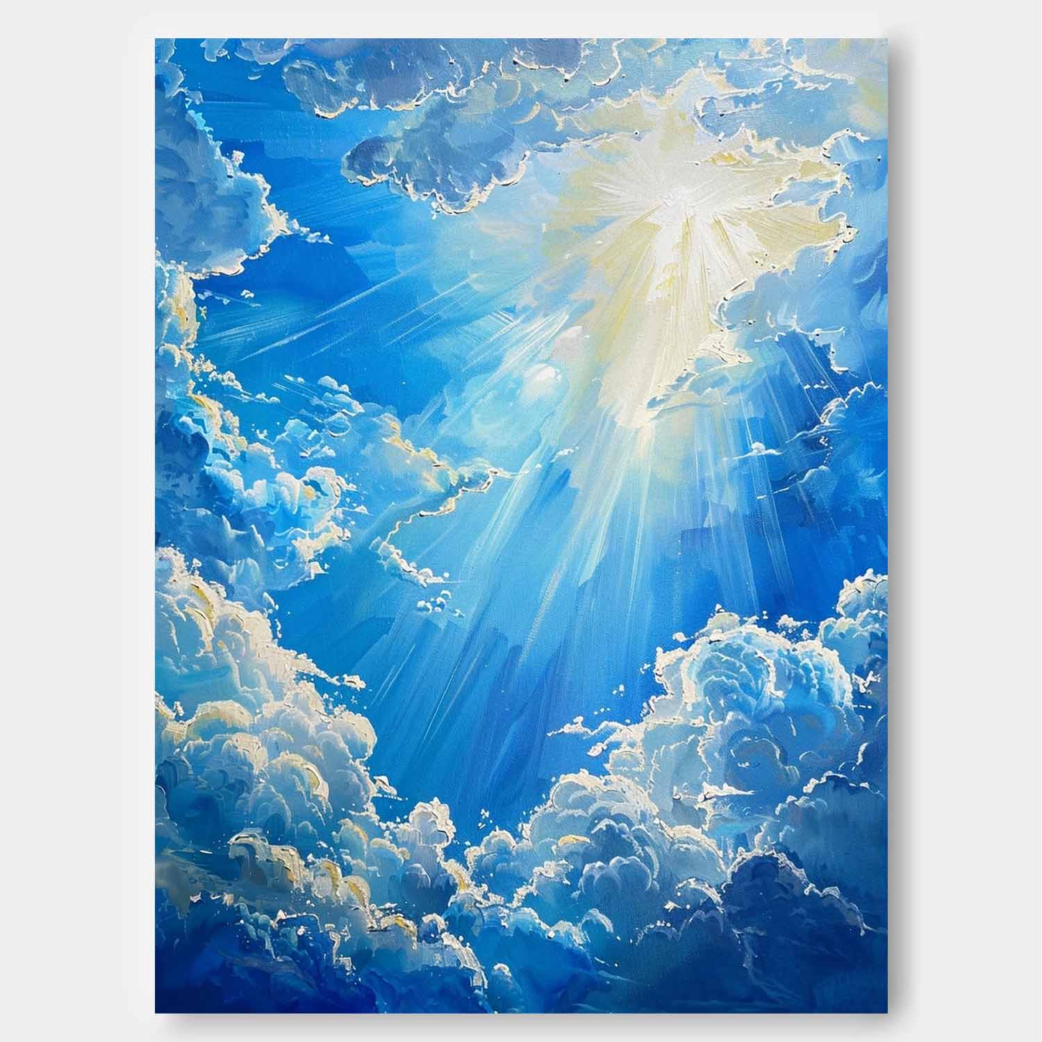 Wall Art Landscape Abstract Sky Serene