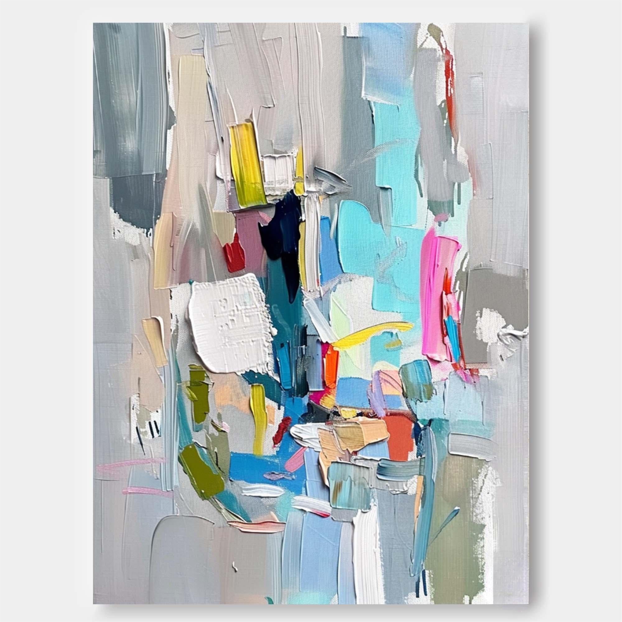 Wall Art Contrast Palette Abstract Edgy Playful