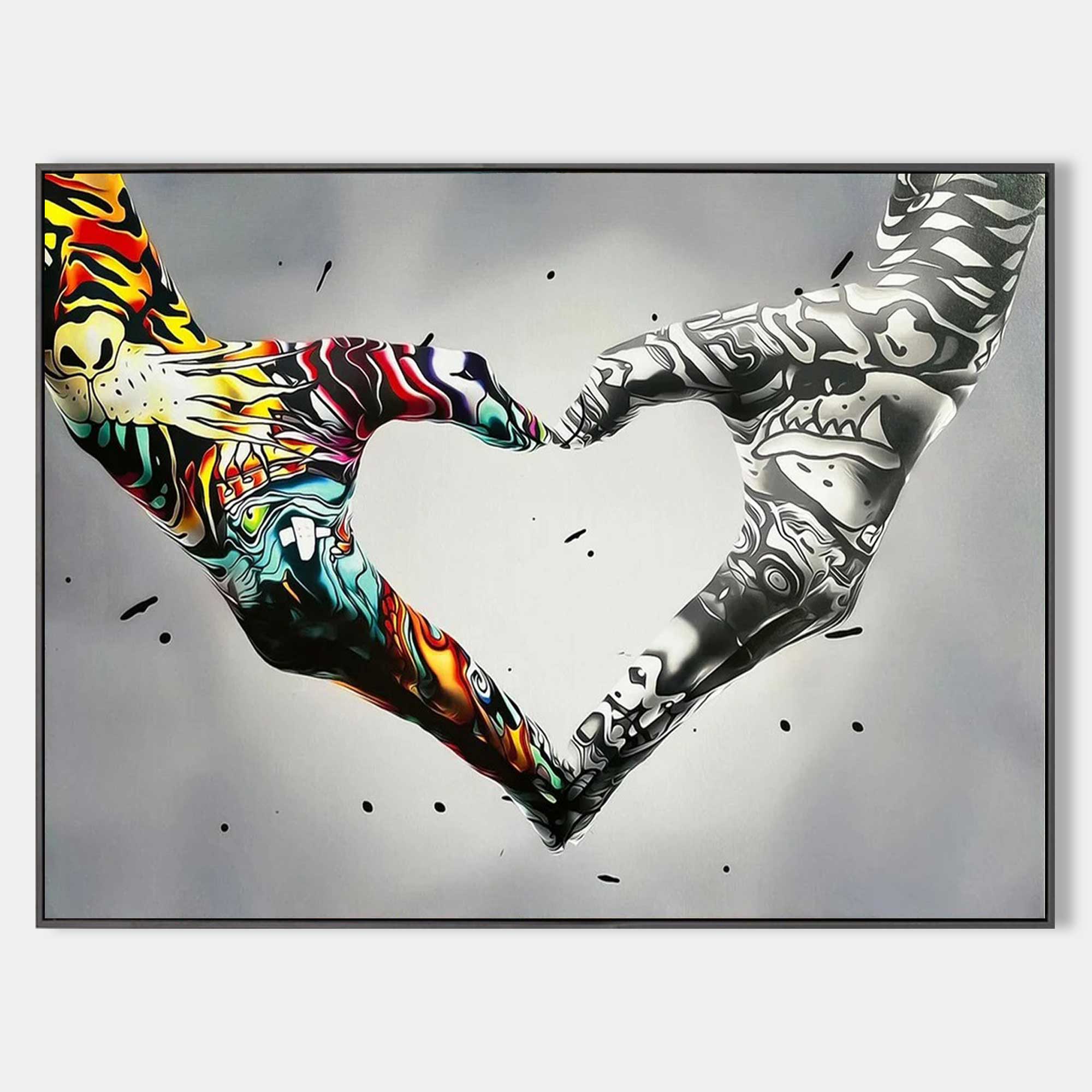 Gesture Heart Graffiti Art GA001 - Neutralighting