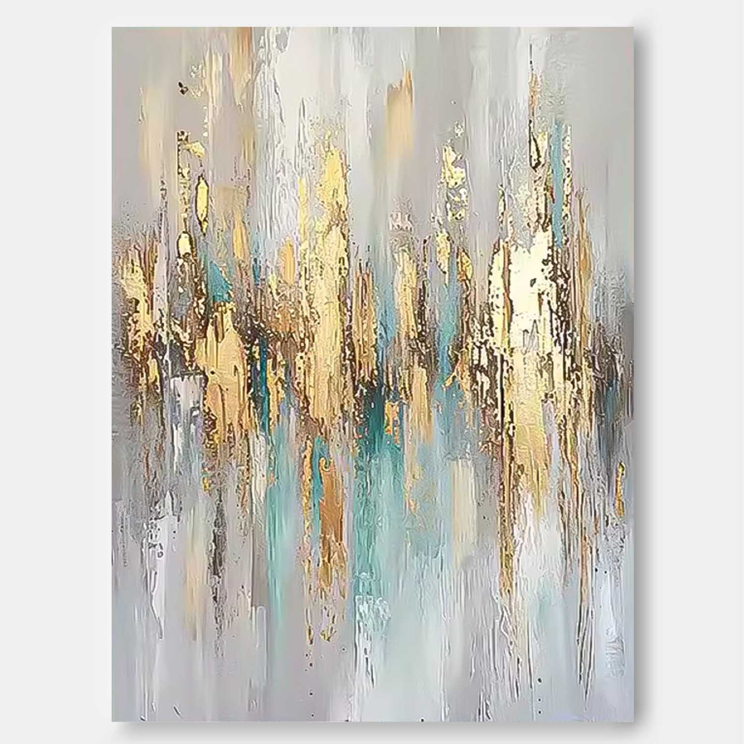 Wall Art Impasto Abstract Modern Understated