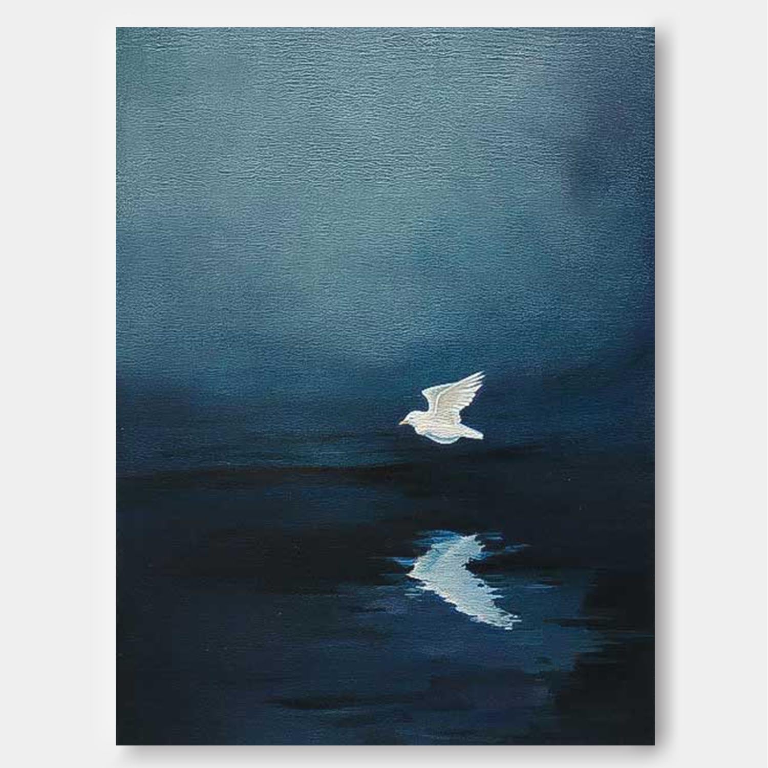 Wall Art Minimalist Silhouette Painterly