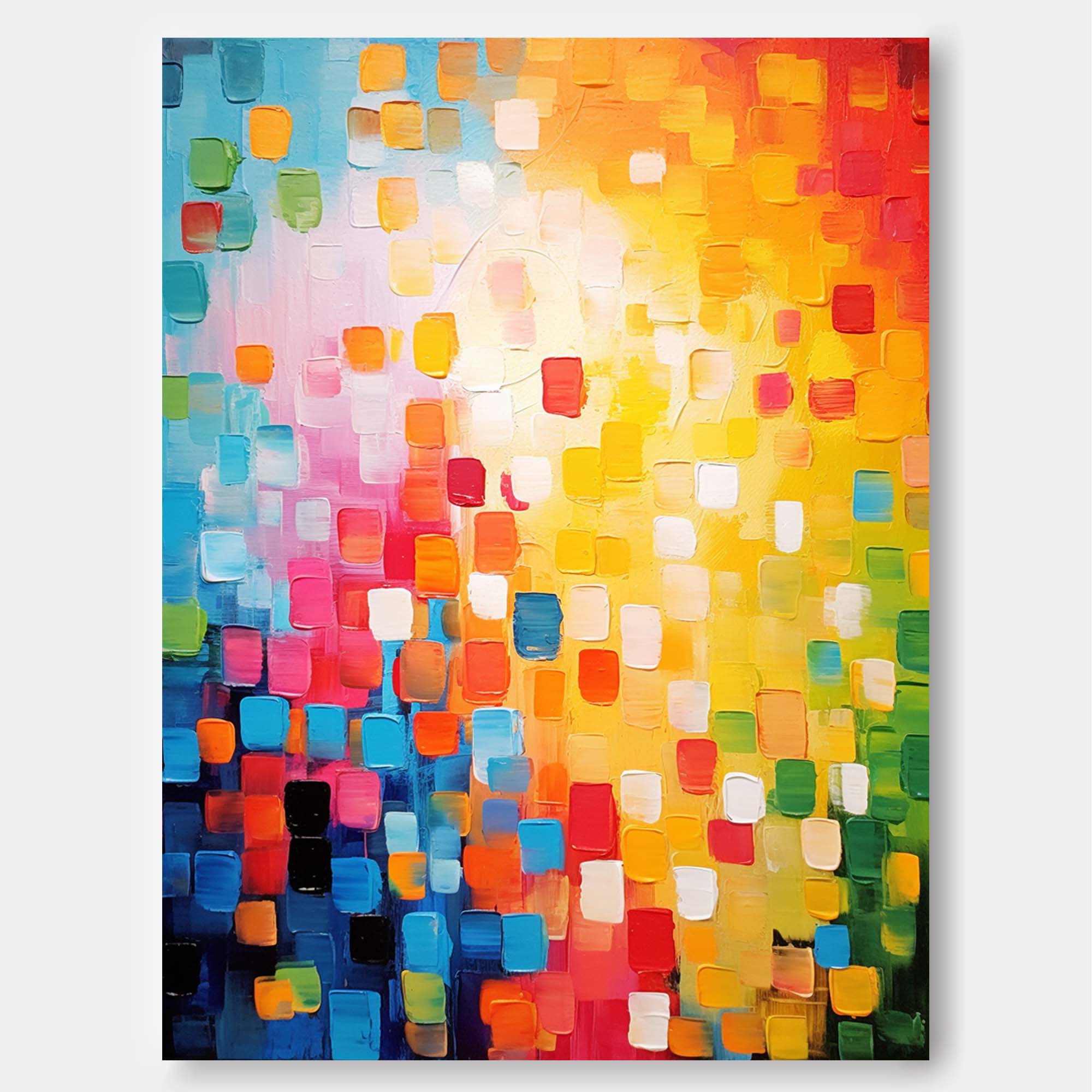 Wall Art Abstract Minimalist Bold Color