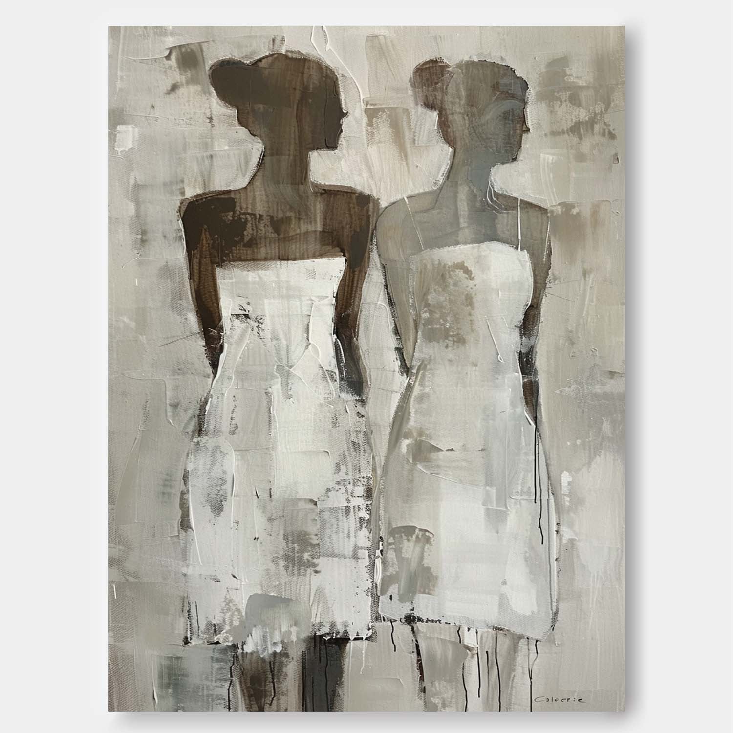 Wall Art People Minimalist Painterly