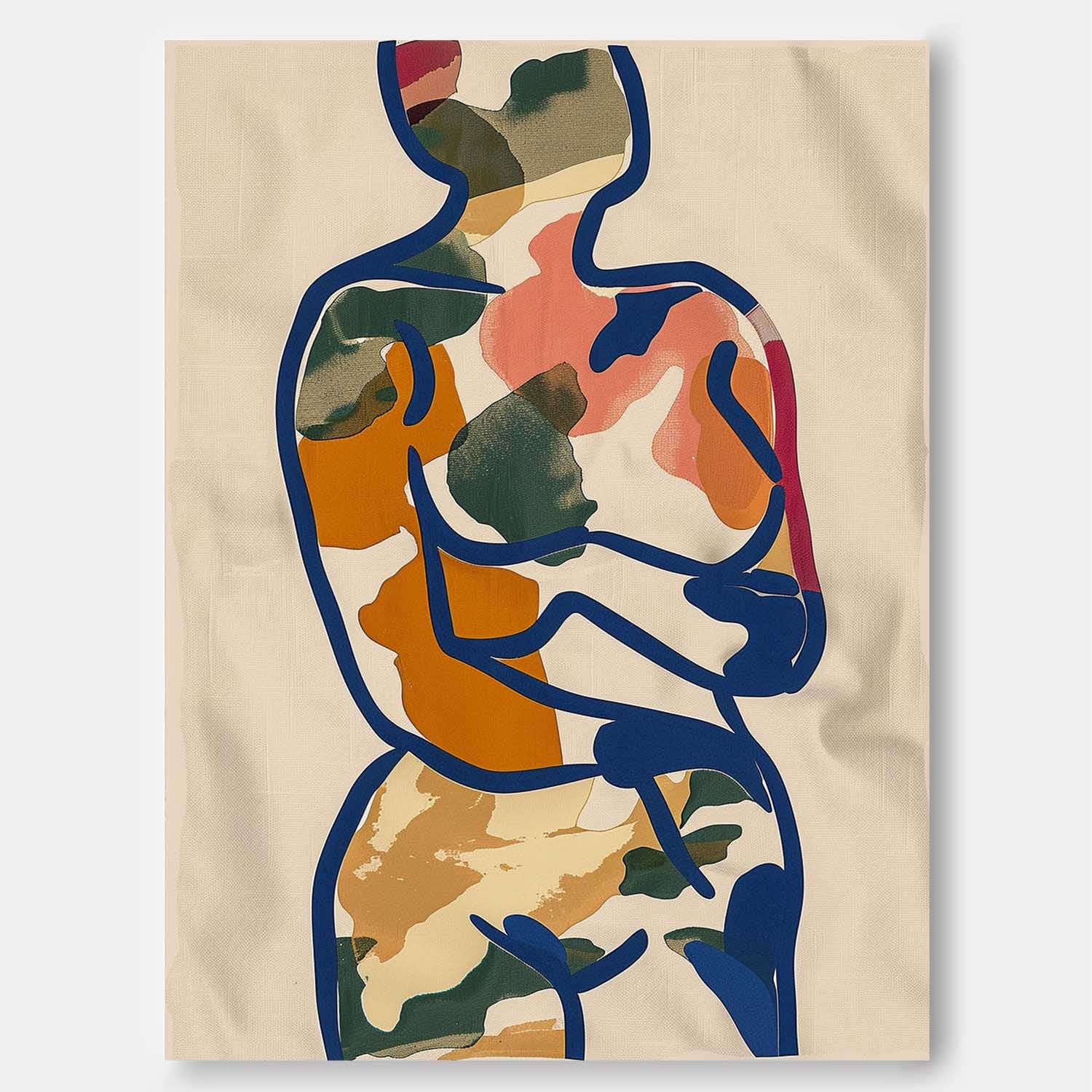 Wall Art Bold Figurative Abstract Painterly
