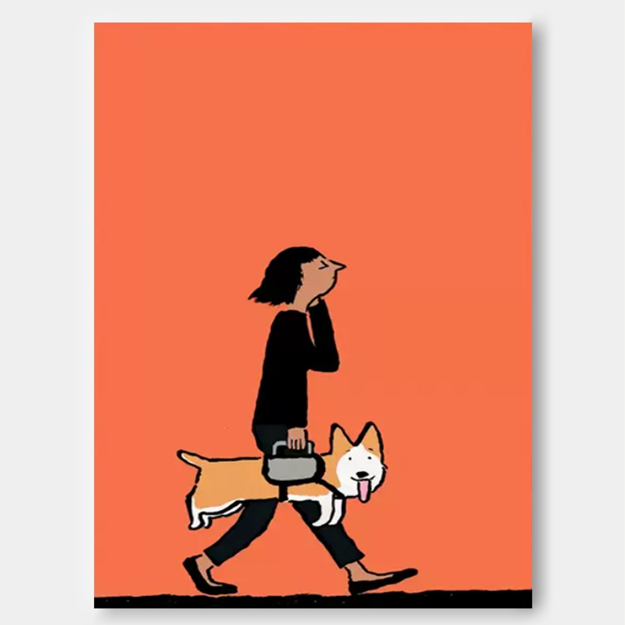 Wall Art Abstract Playful Energetic Pet Pop