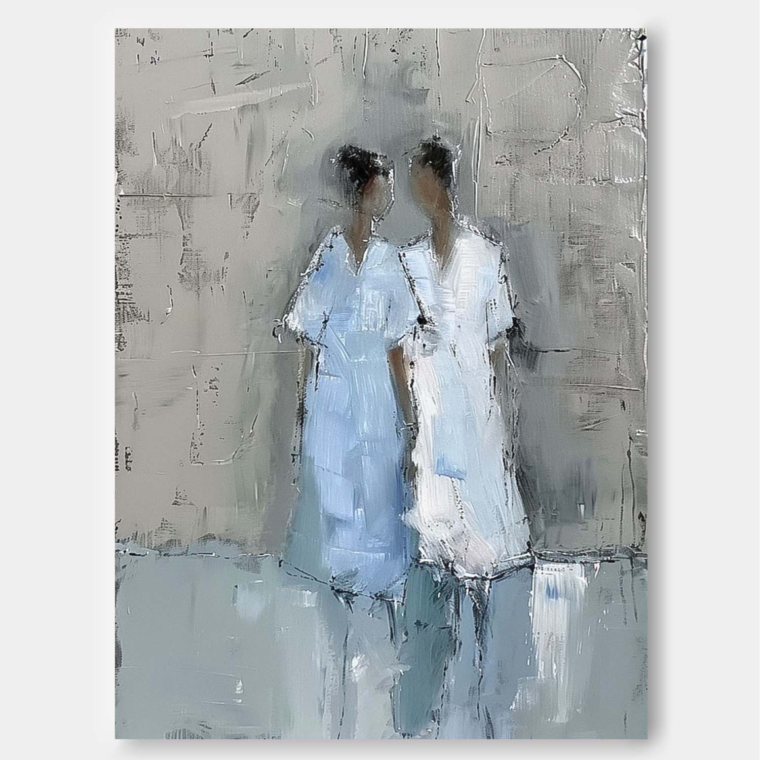 Wall Art People Post-Modern Soft Aesthetic