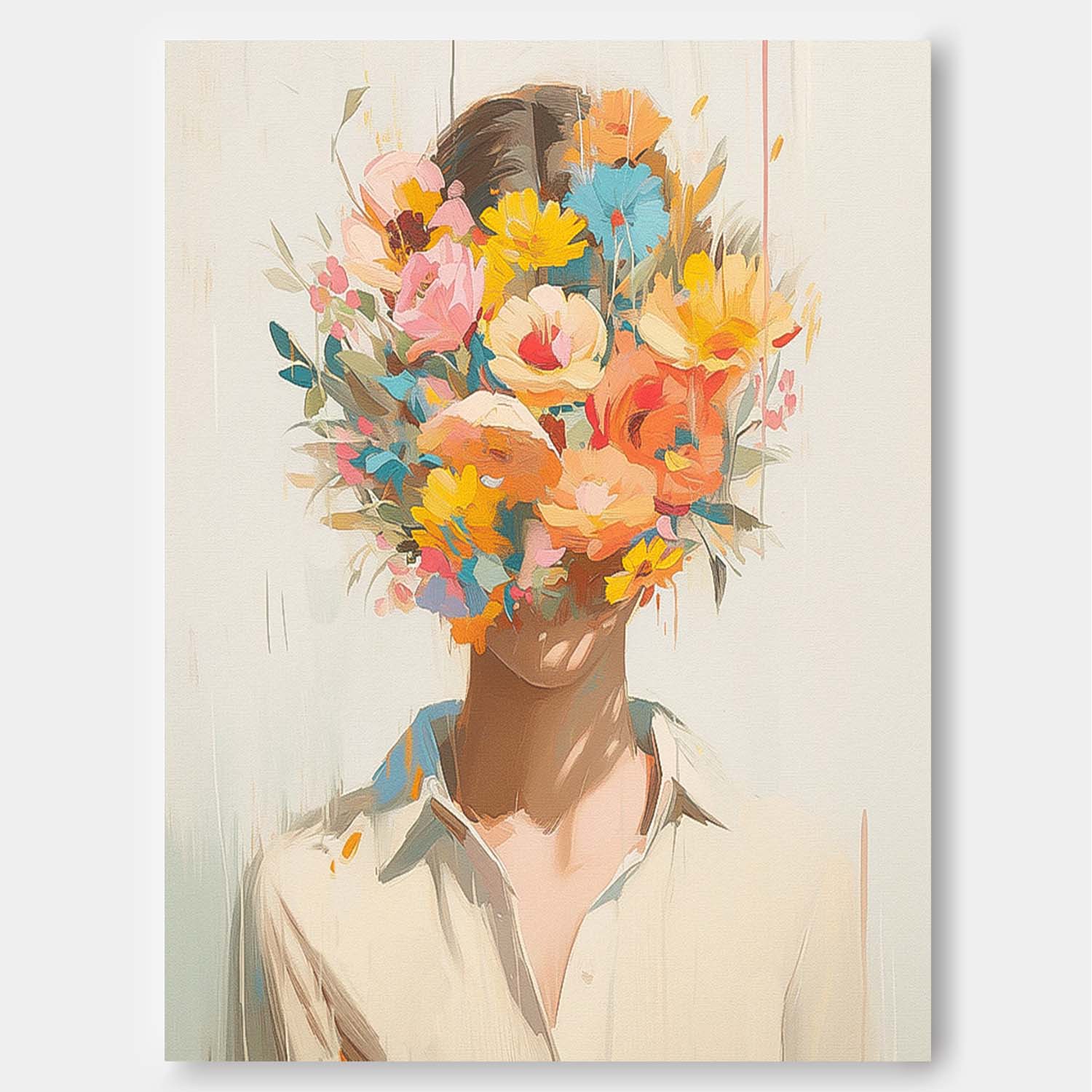 Wall Art People Emotional Scene Elegant