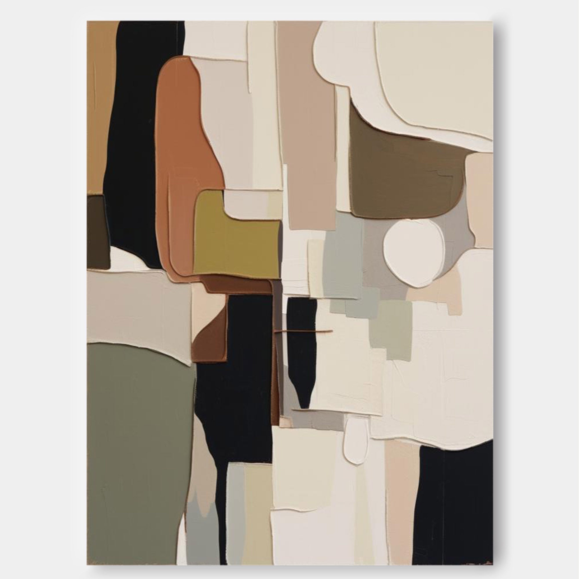 Wall Art Elegant Neutral Abstract Serene