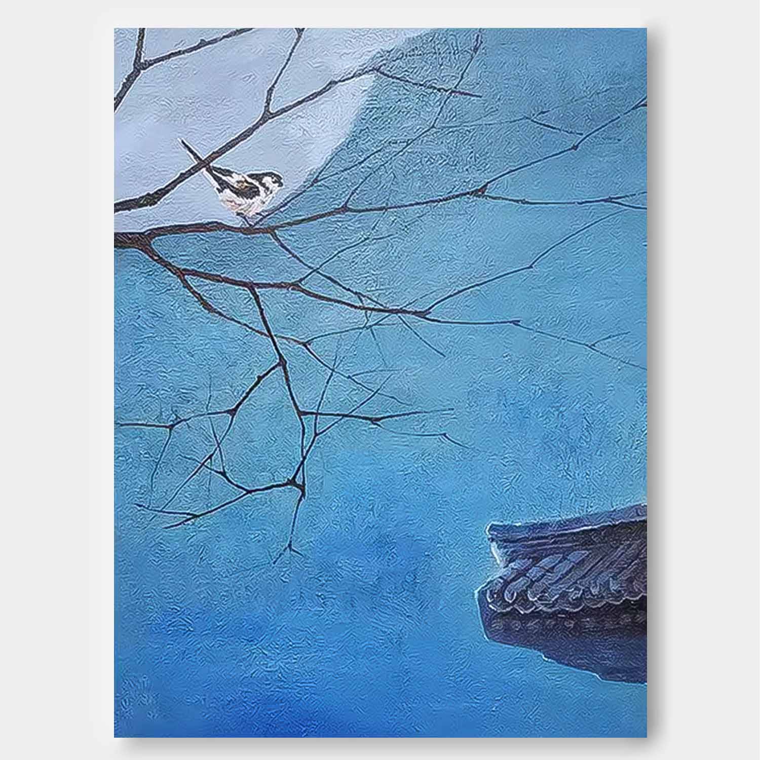 Wall Art Landscape Oriental Night Meditative Design