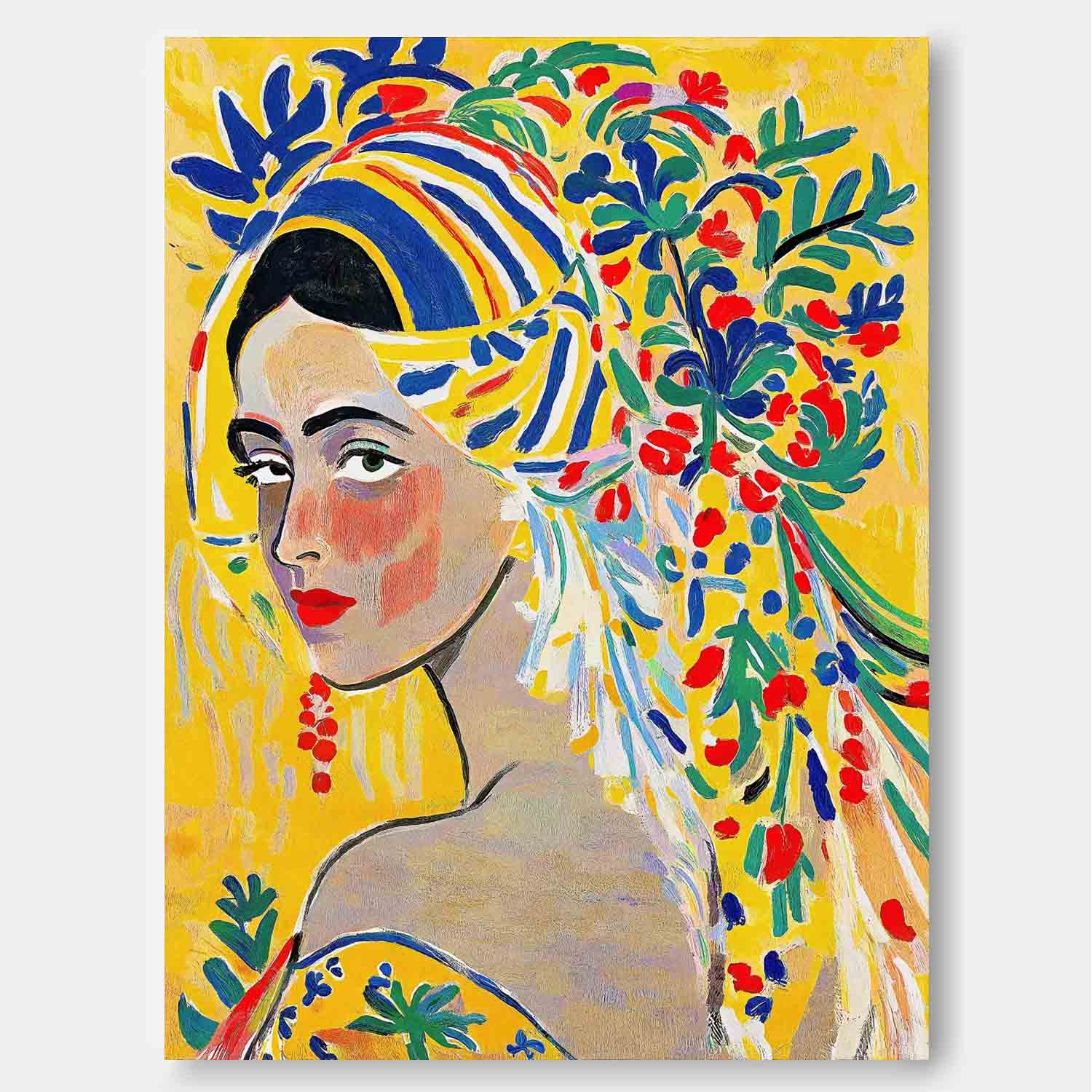 Wall Art People Fauvist Artistic Atmosphere