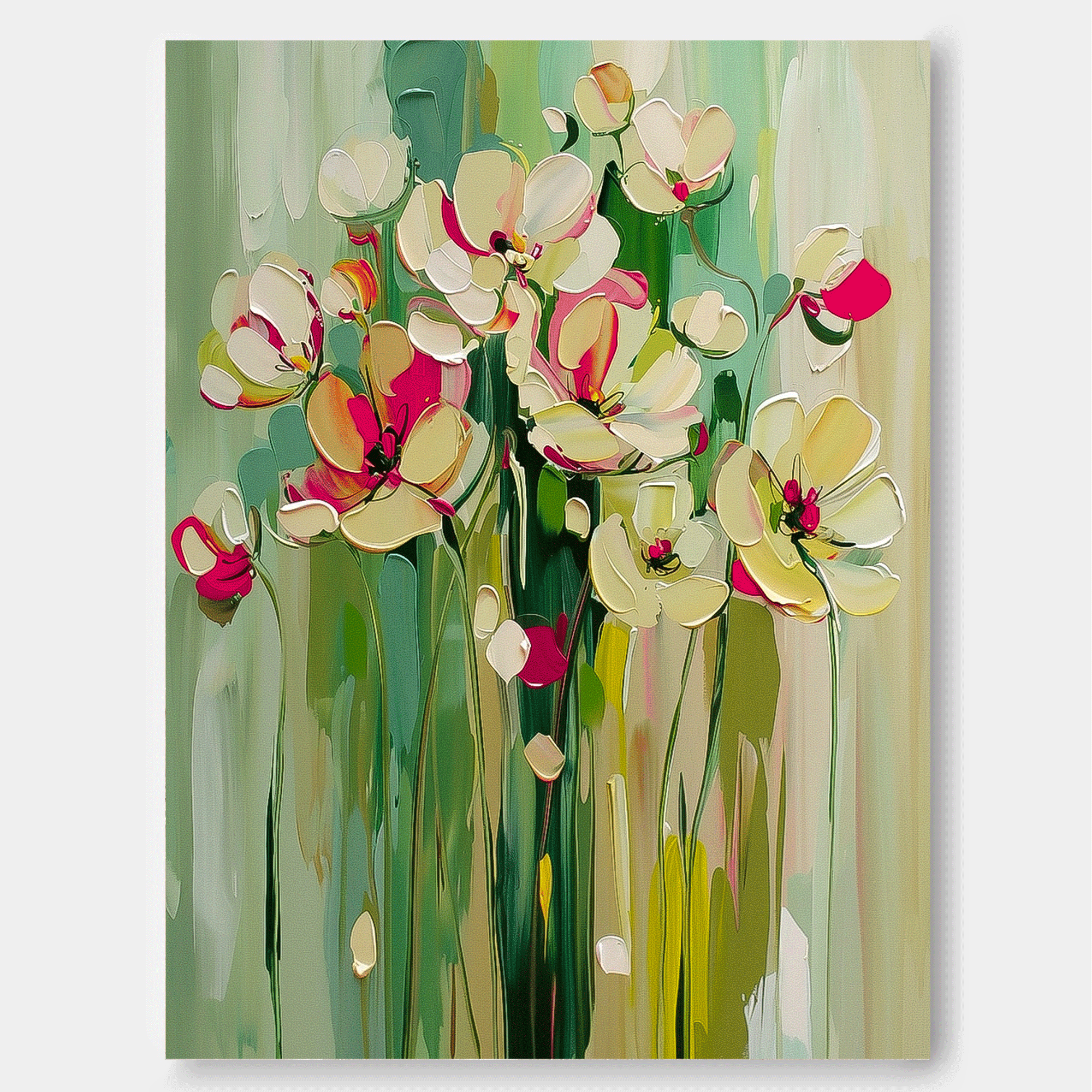 Wall Art Flower Still Life Lively Warm Pop
