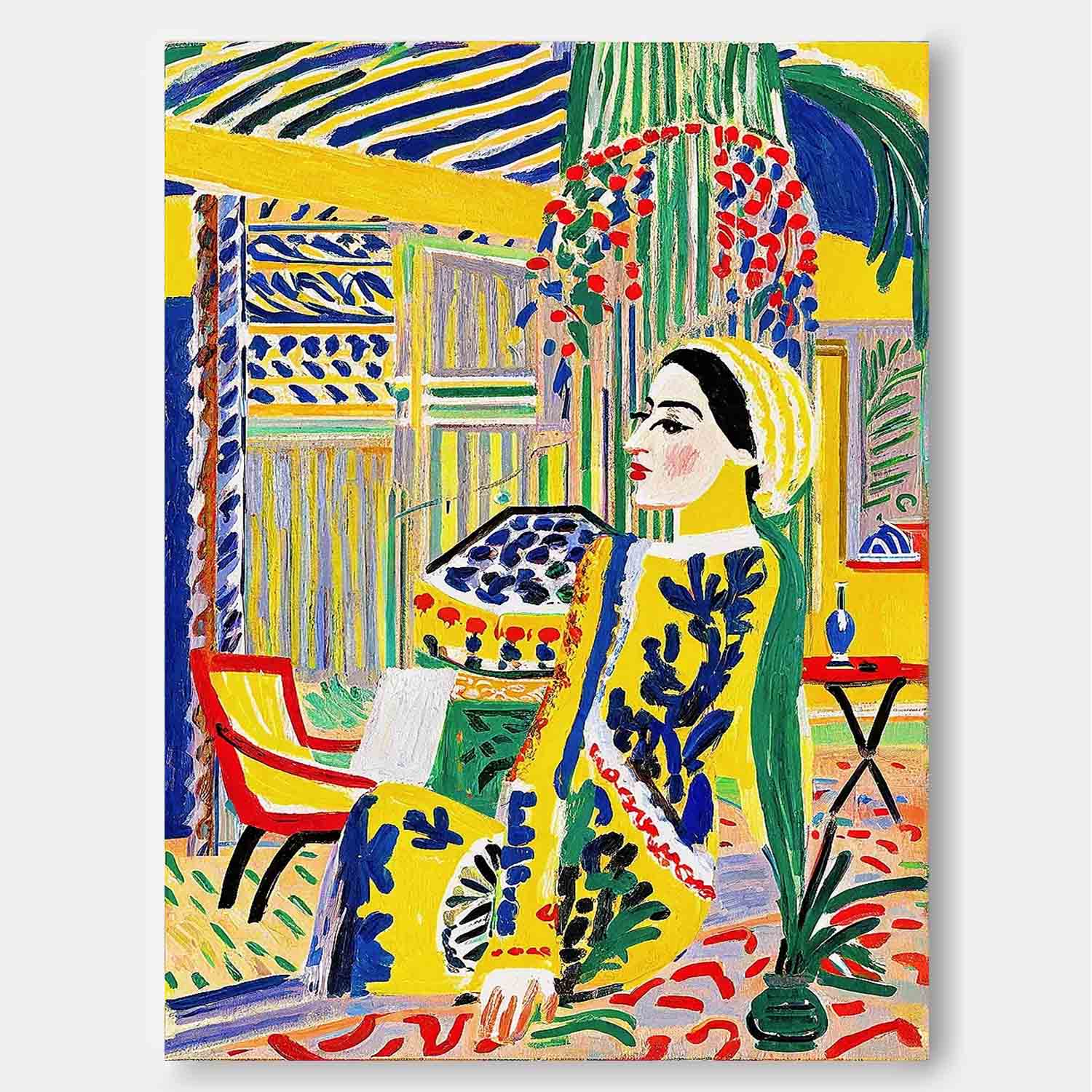 Wall Art People Fauvist Lively Exuberant