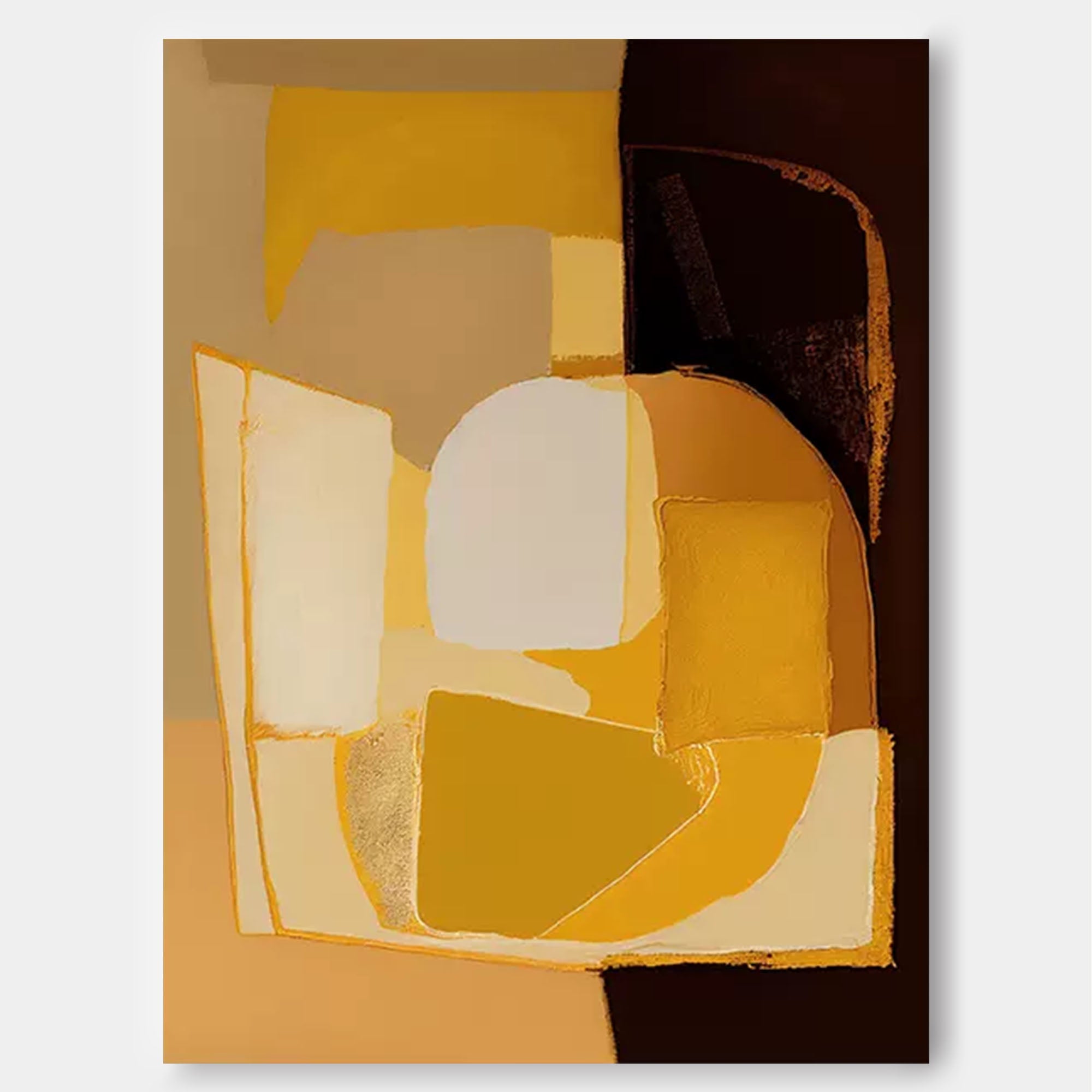 Wall Art Abstract Minimalist Modern Rustic
