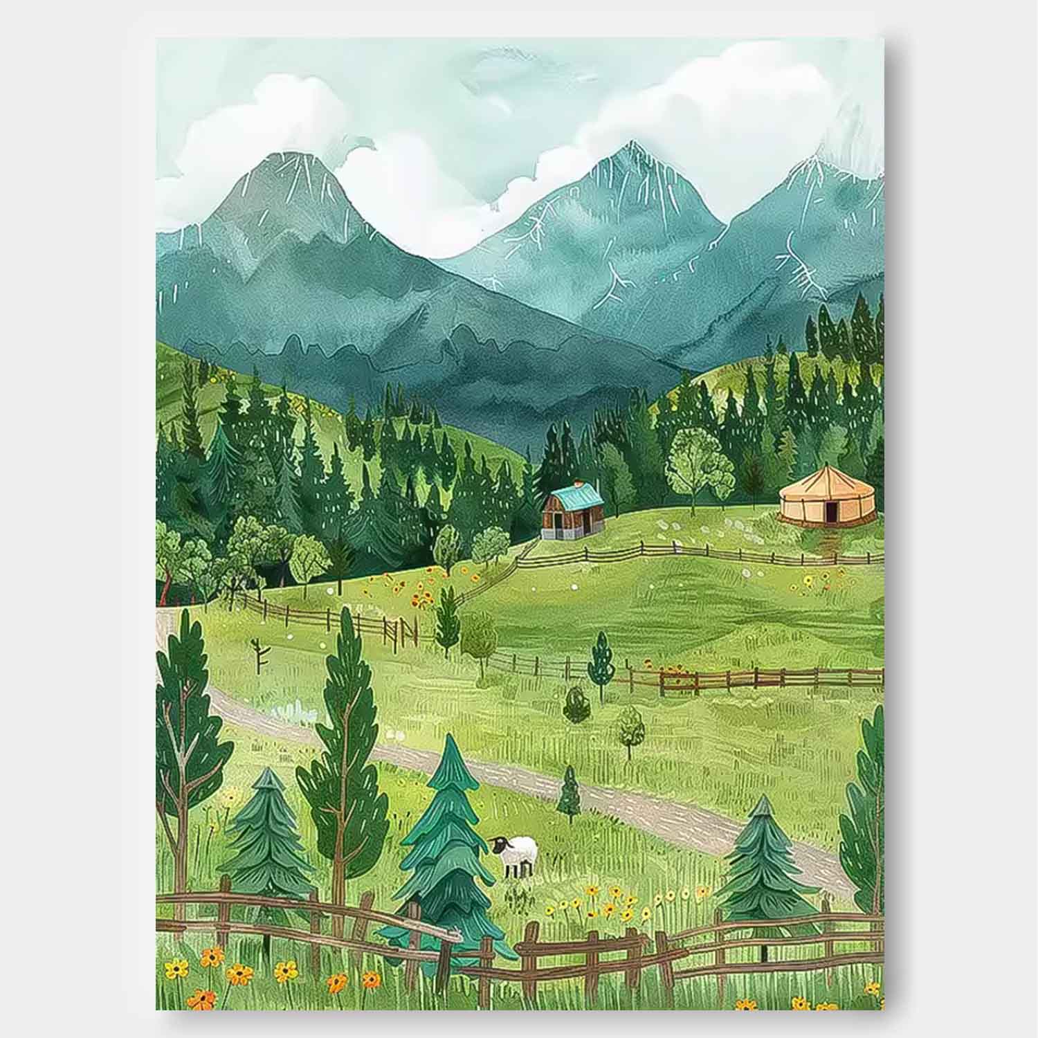 Landscape Canvas Art LA030 - Neutralighting