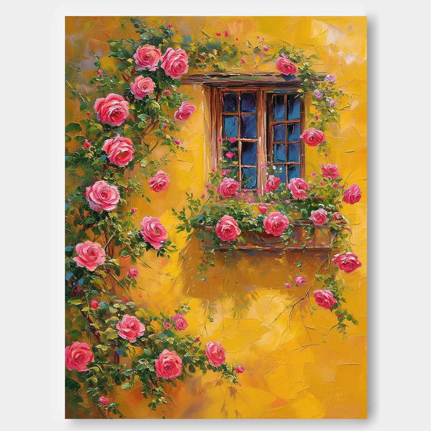 Wall Art Flower Romantic Artistic Atmosphere