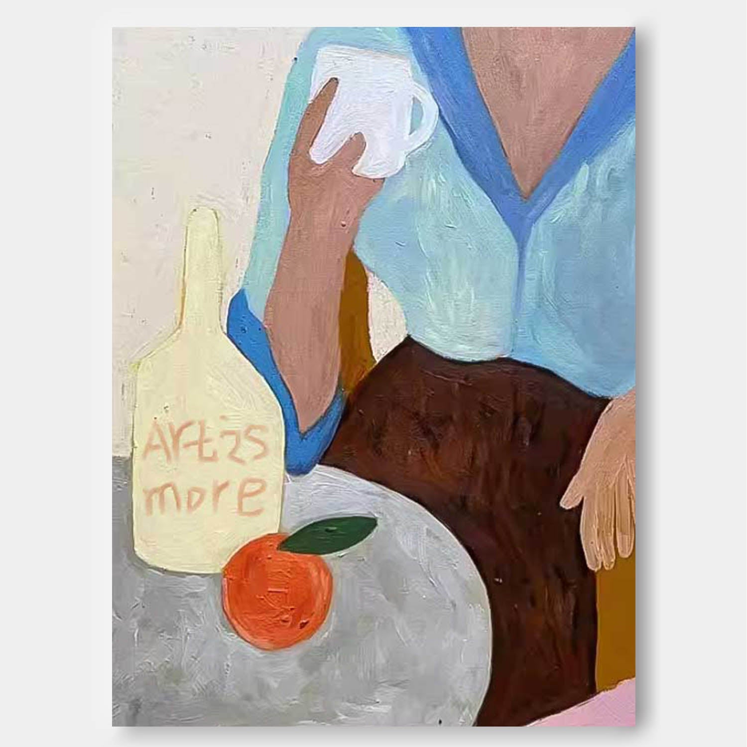 Wall Art People Still Life Figure Cozy Atmosphere