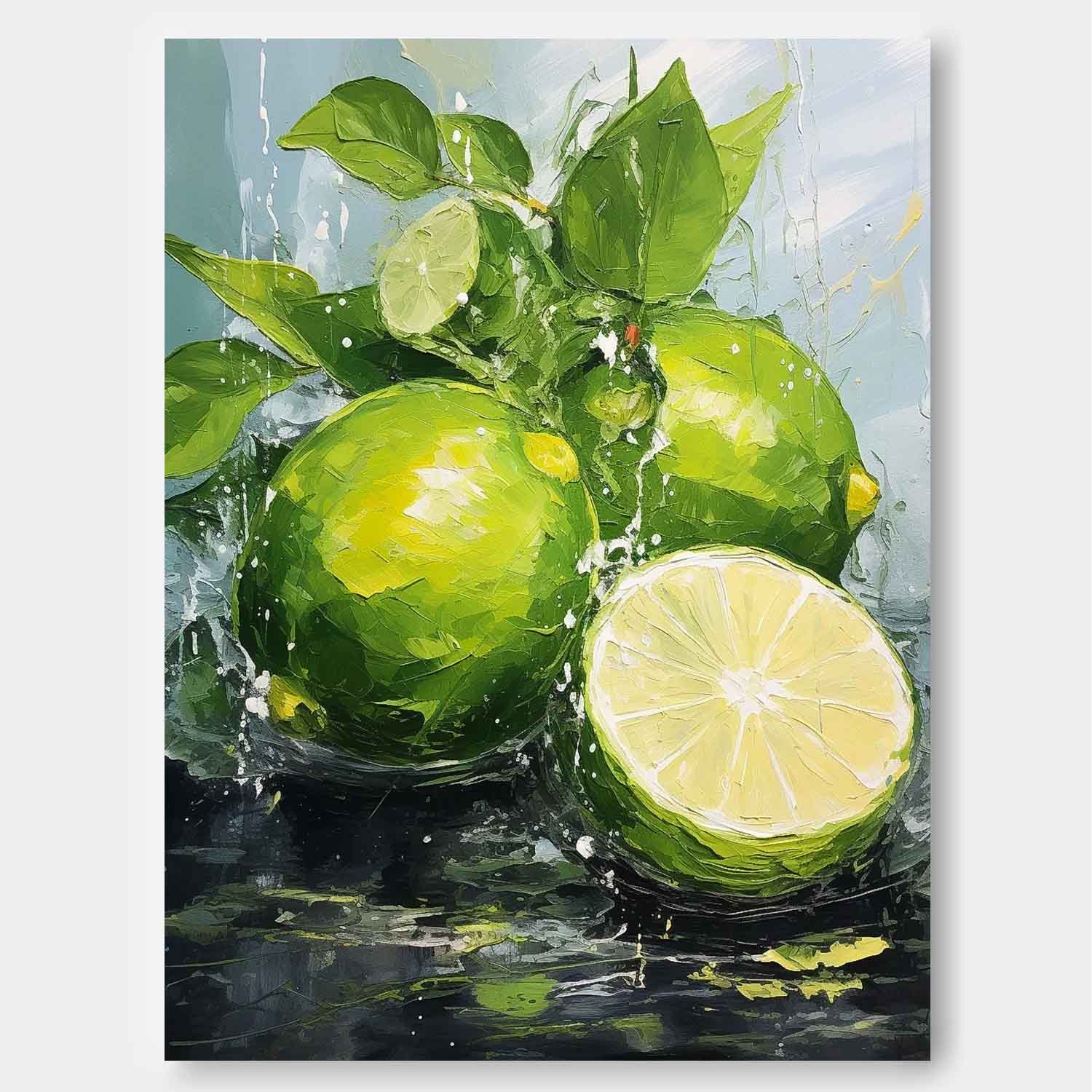 Abstract Canvas Art AB589 - Neutralighting