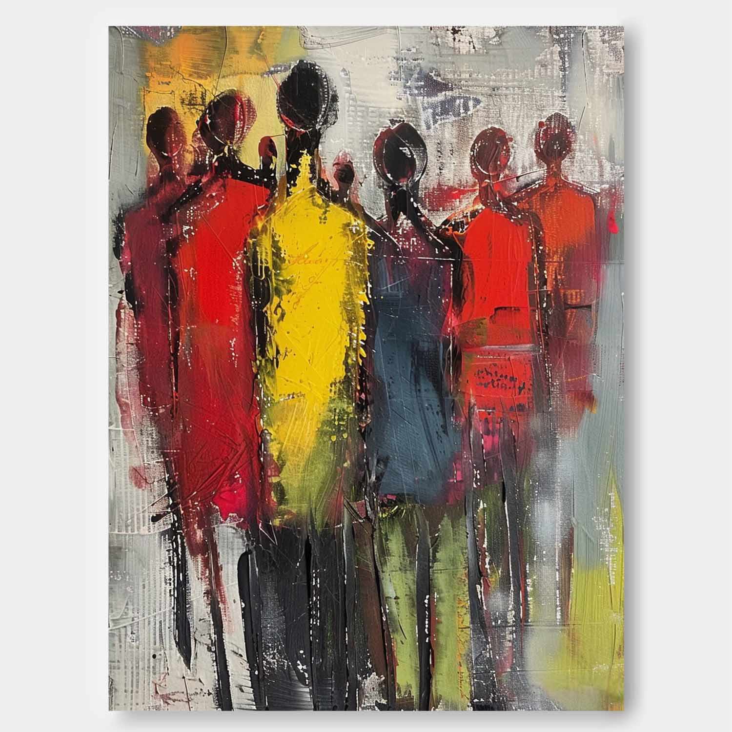 Wall Art People Artistic Expressionist Modern