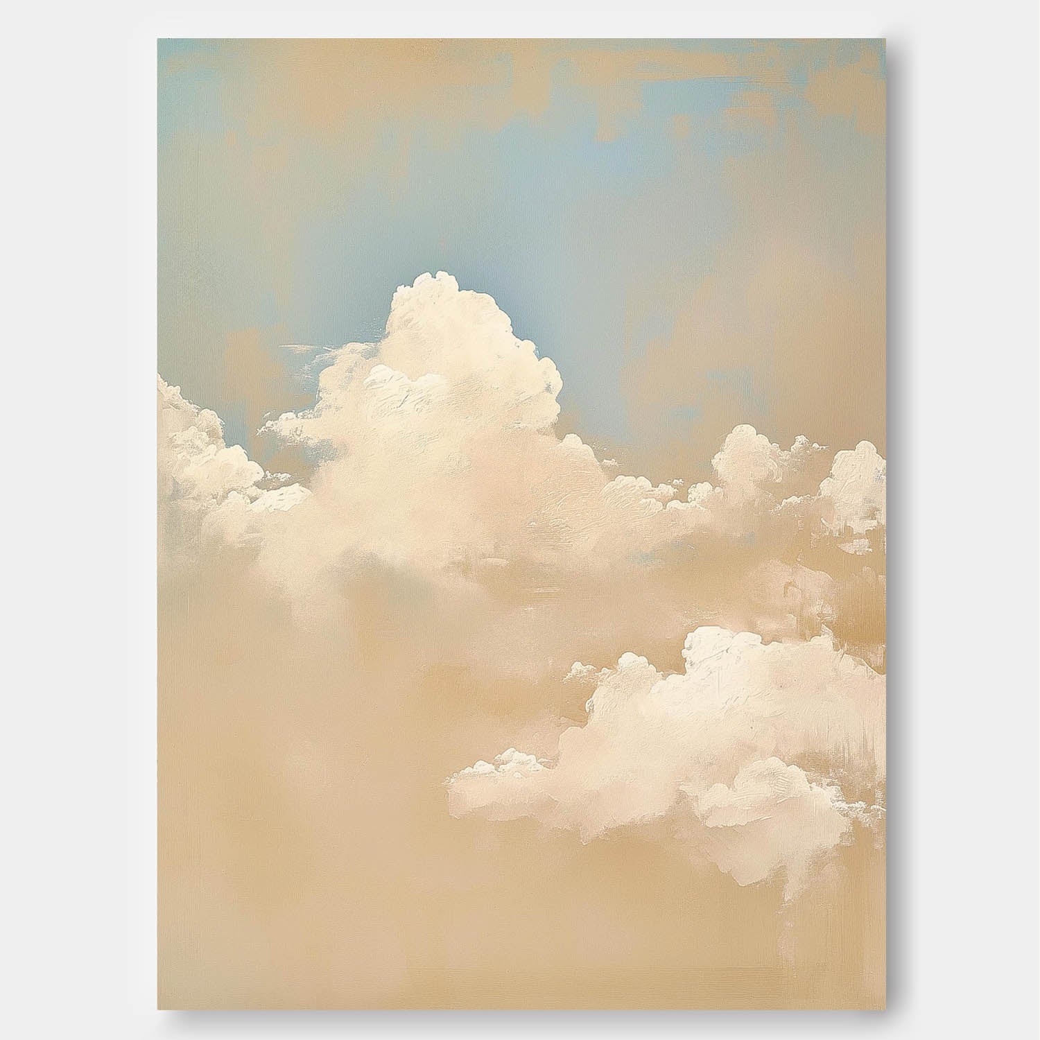 Wall Art Landscape Impasto Soft Cloud