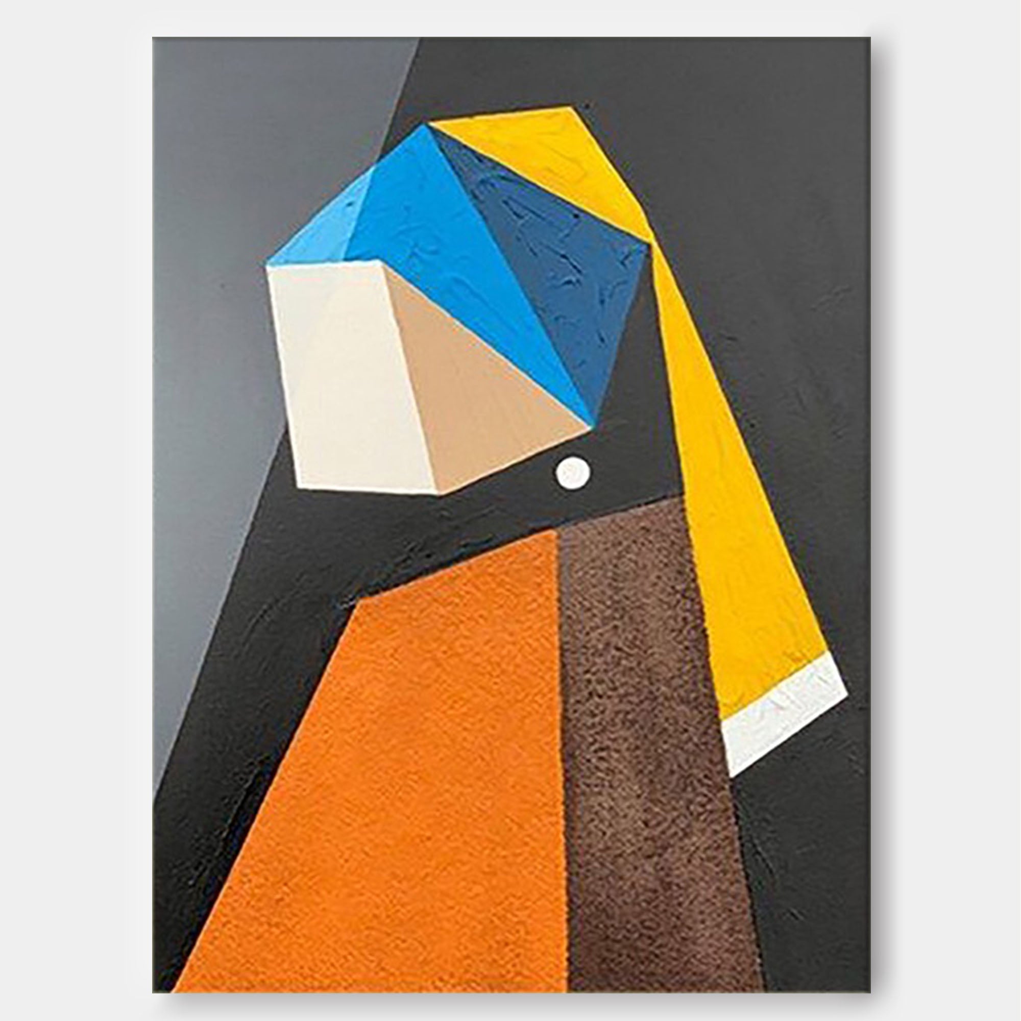 Wall Art Minimalist Cubist Geometric Abstract