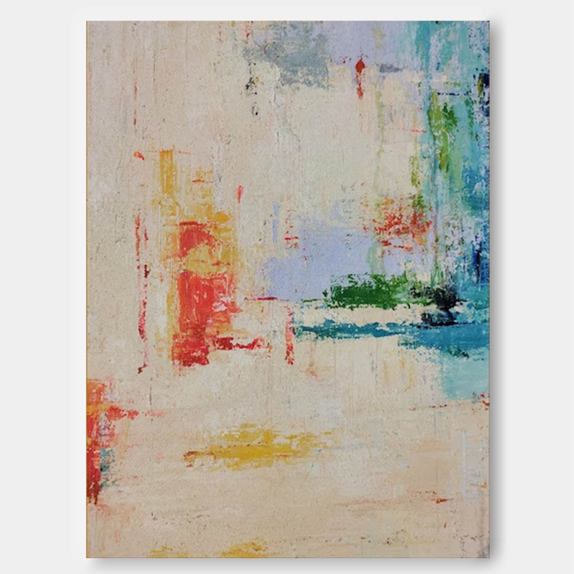Minimalist Textured Abstract Canvas Wall Art