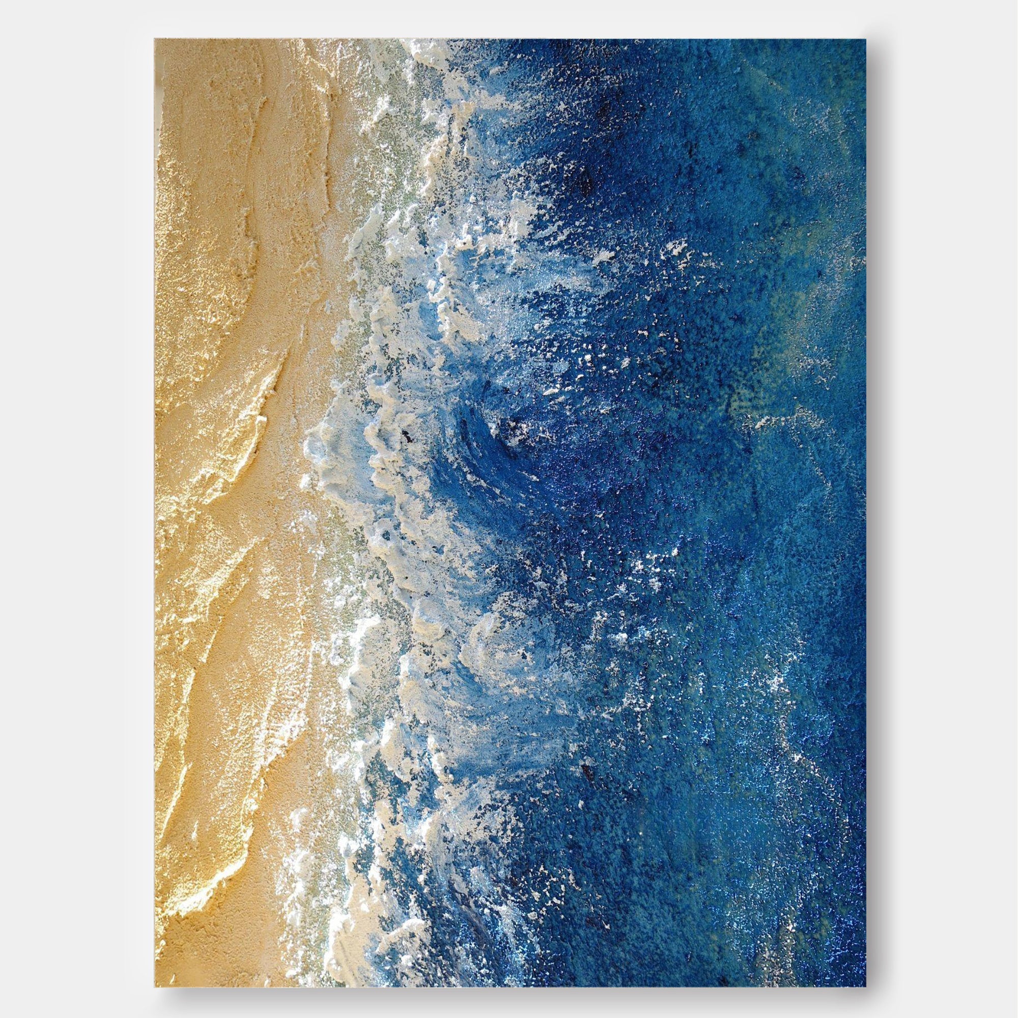 Wall Art Aerial Ocean Shoreline Seascape