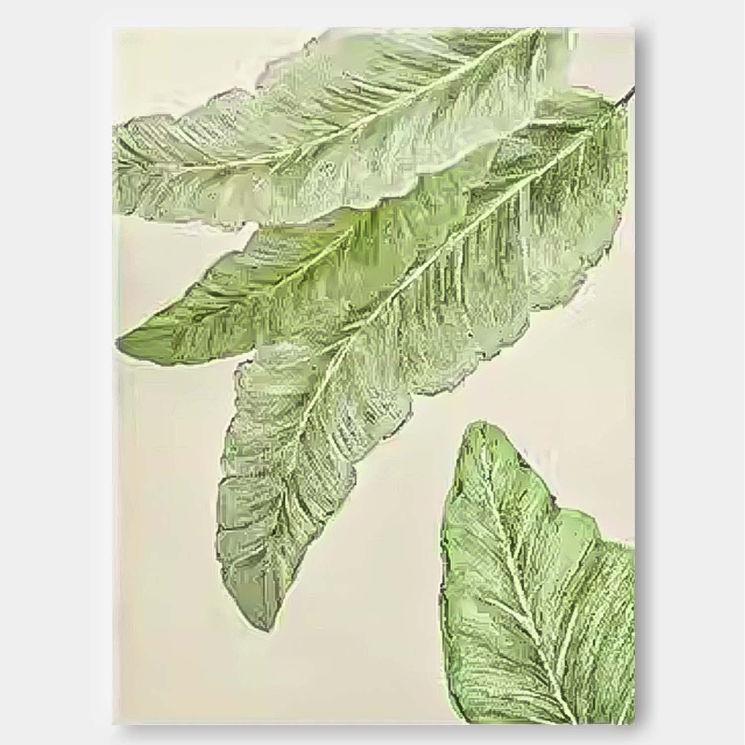 Wall Art Flower Botanical Painterly Modern