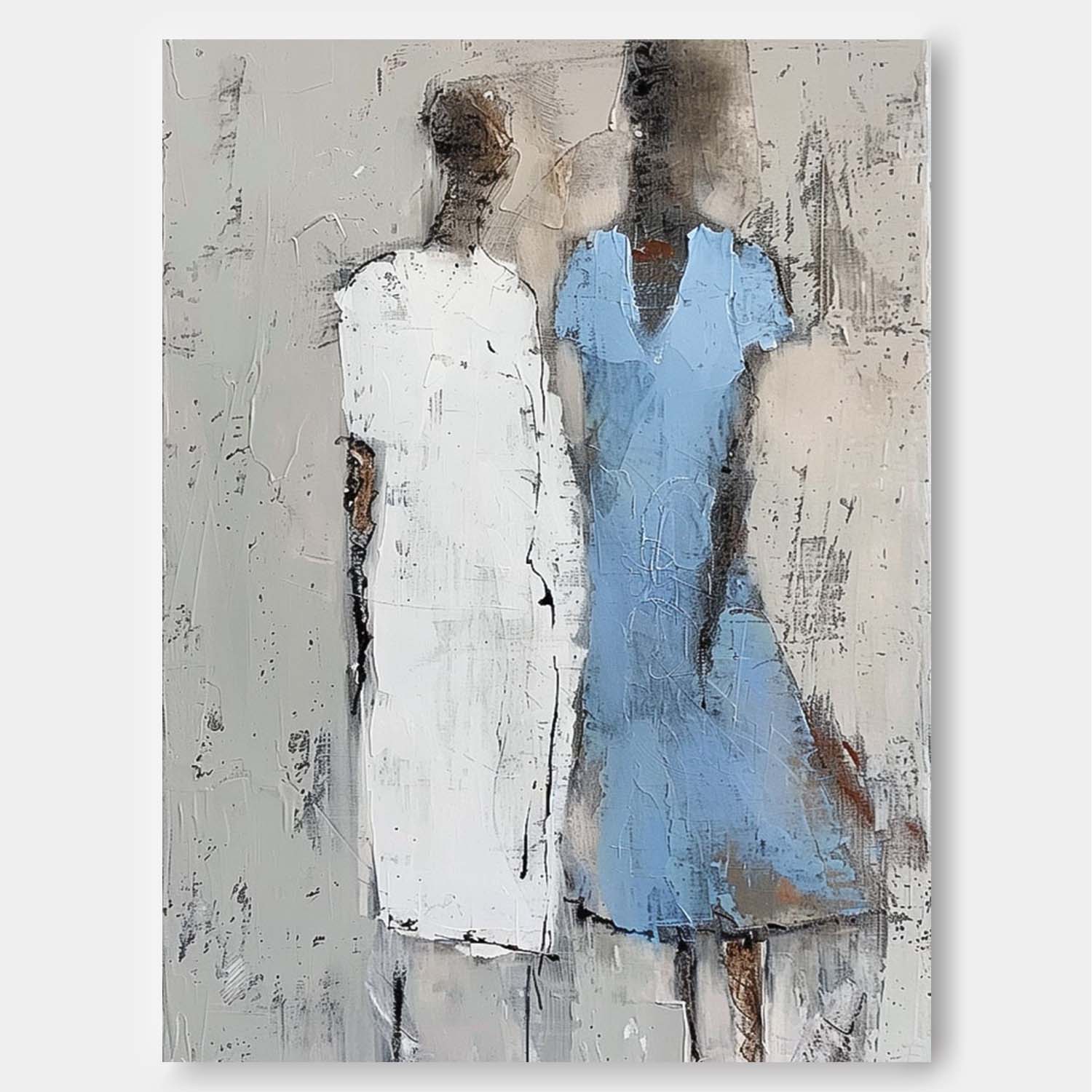 Wall Art People Abstract Lyrical Expressionist