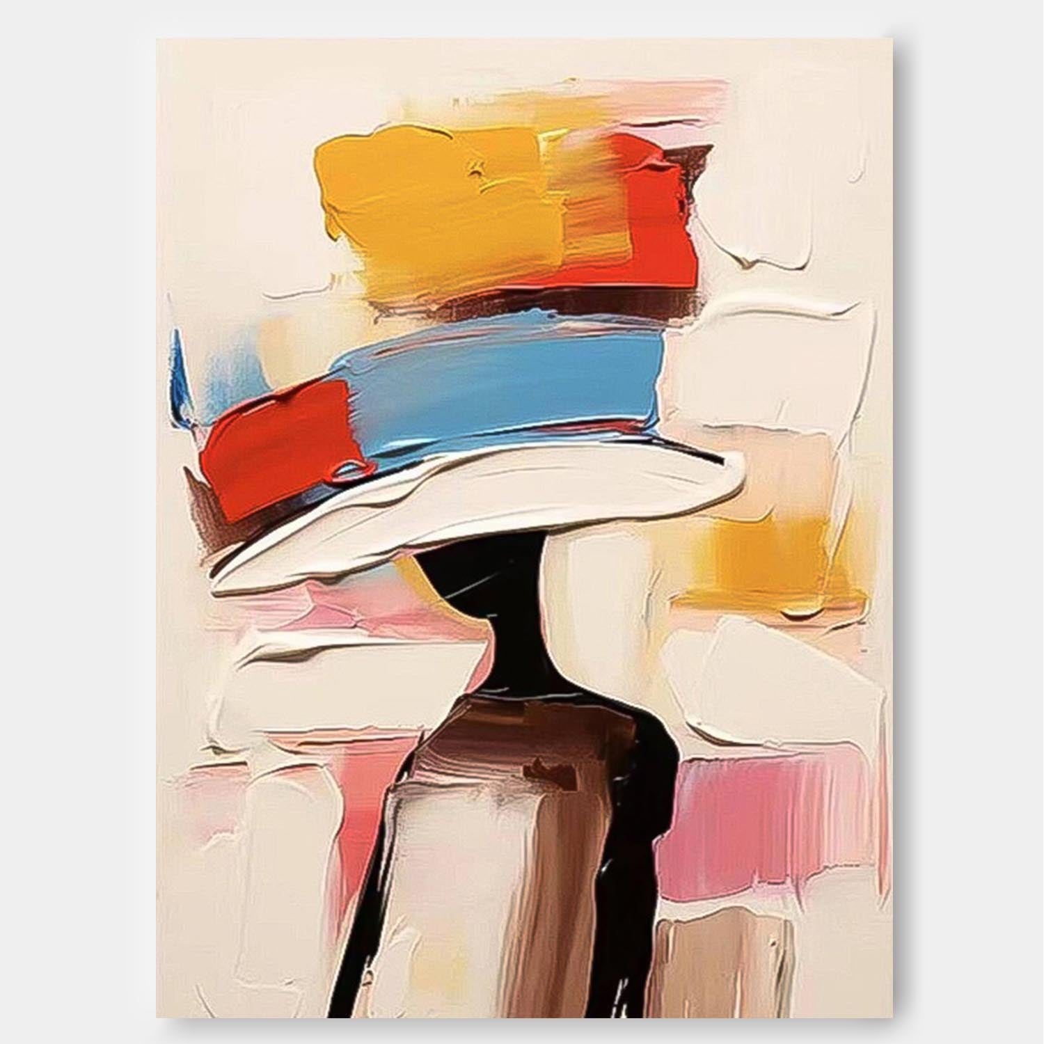 Wall Art Abstract People Introspective Contemplative