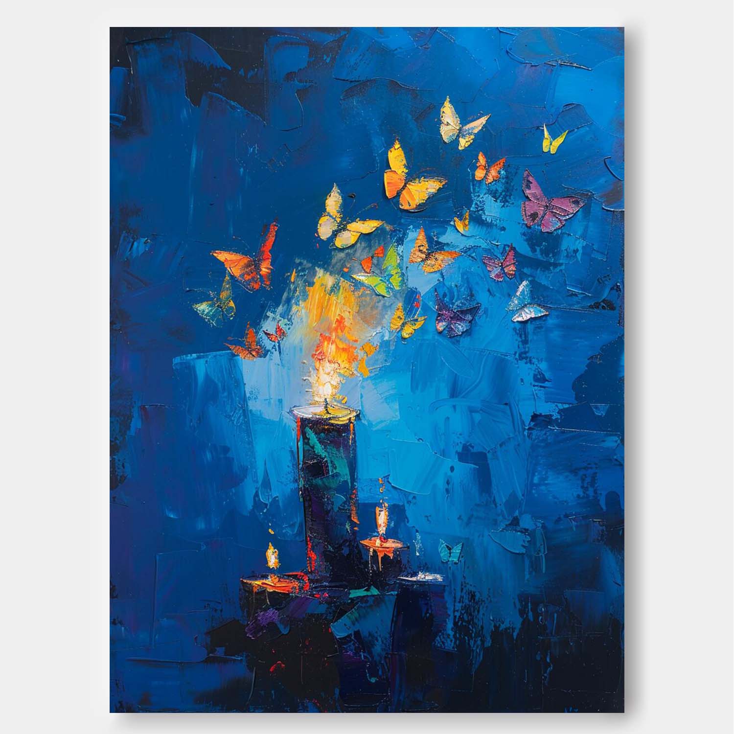 Wall Art Abstract Butterflies Magical Enchanting