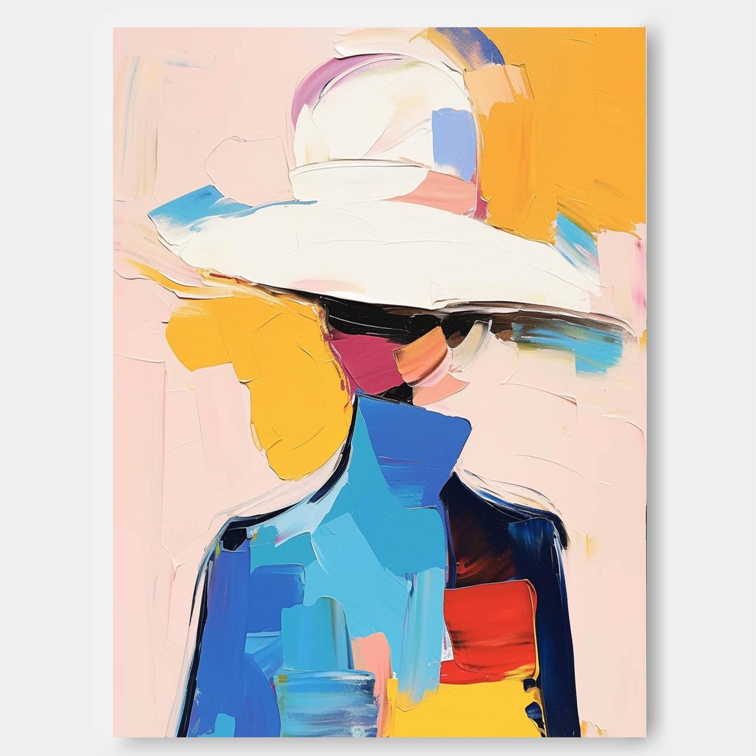 Wall Art Expressive People Modern Abstract