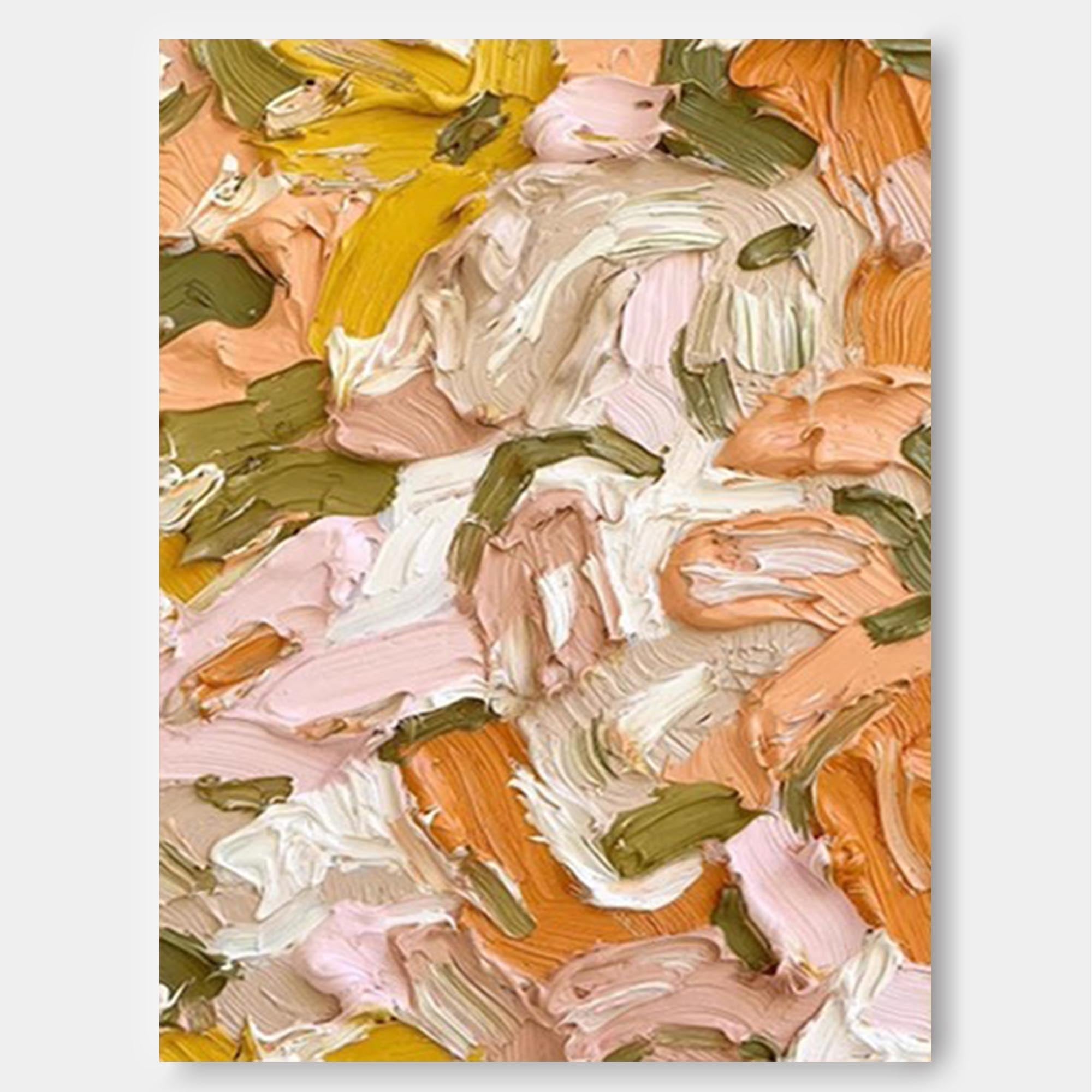 Earthy Marble Abstract Canvas Wall Art