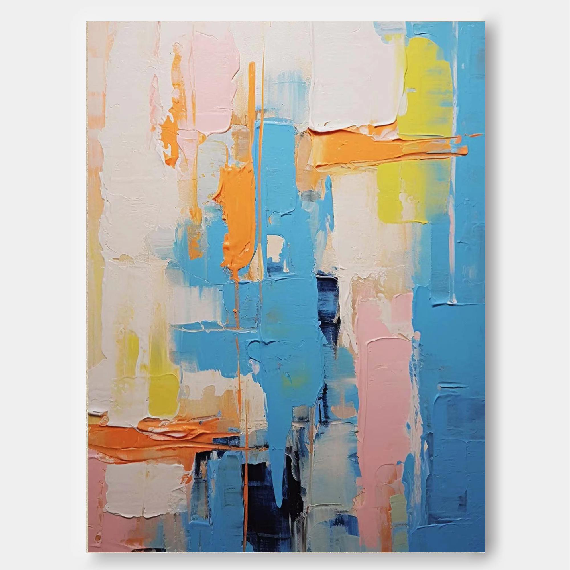 Abstract Canvas Art AB039 - Neutralighting