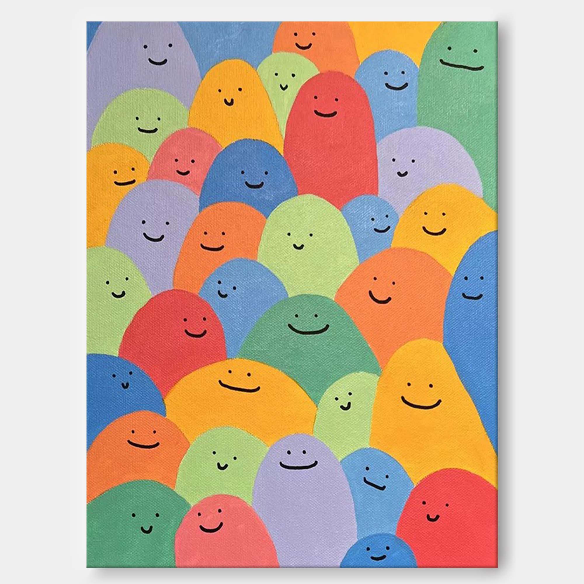 Wall Art Abstract Playful Healing Macaron Cute