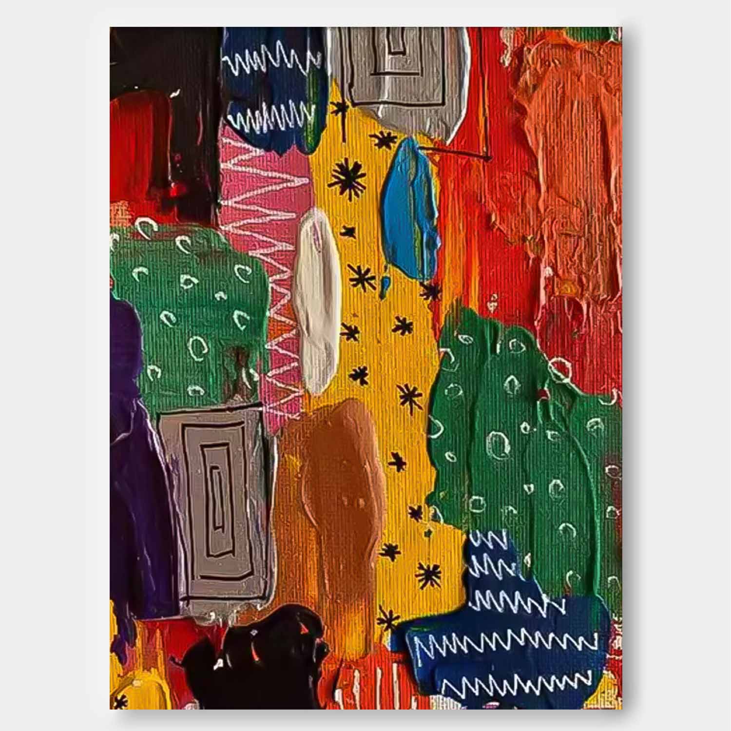 Abstract Canvas Art AB561 - Neutralighting