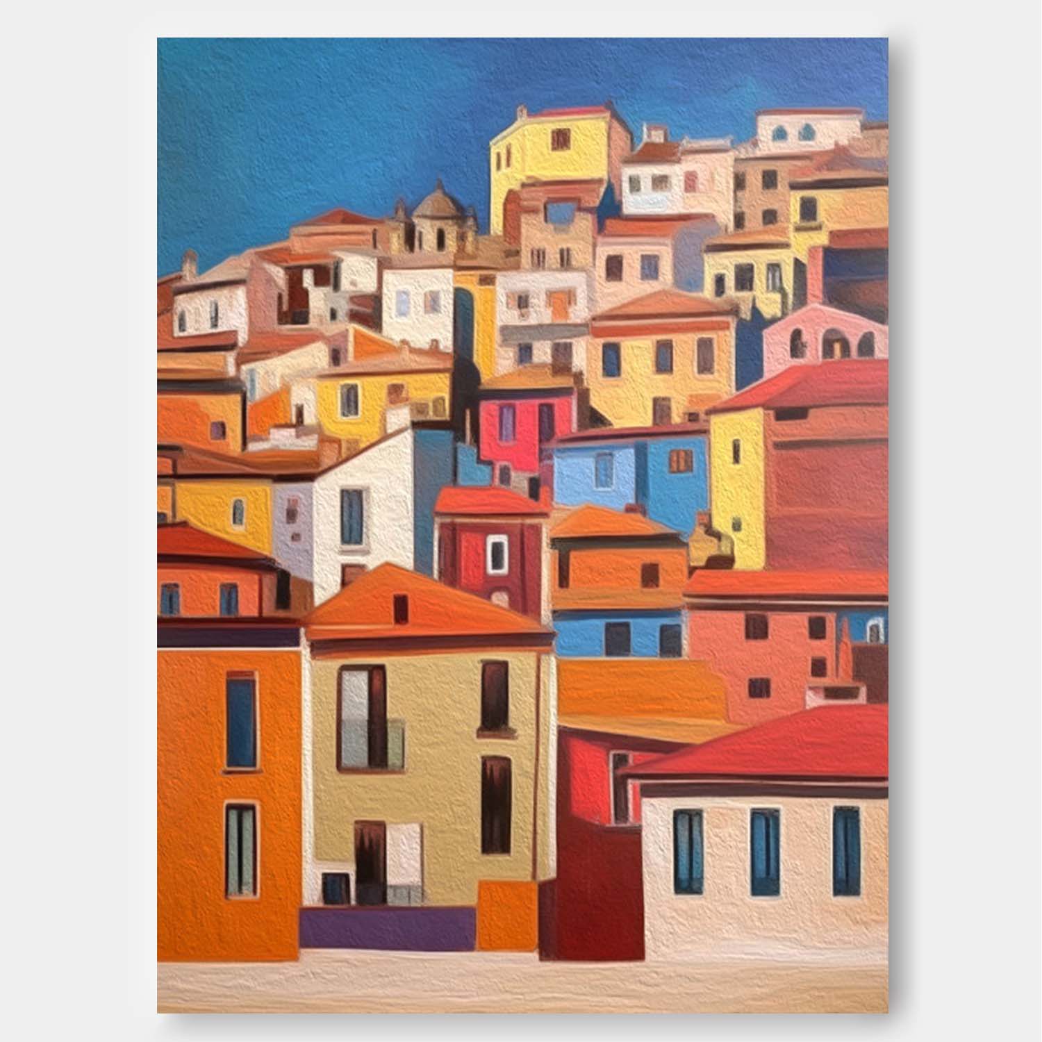 Wall Art Architecture Modern Graphic Cityscape