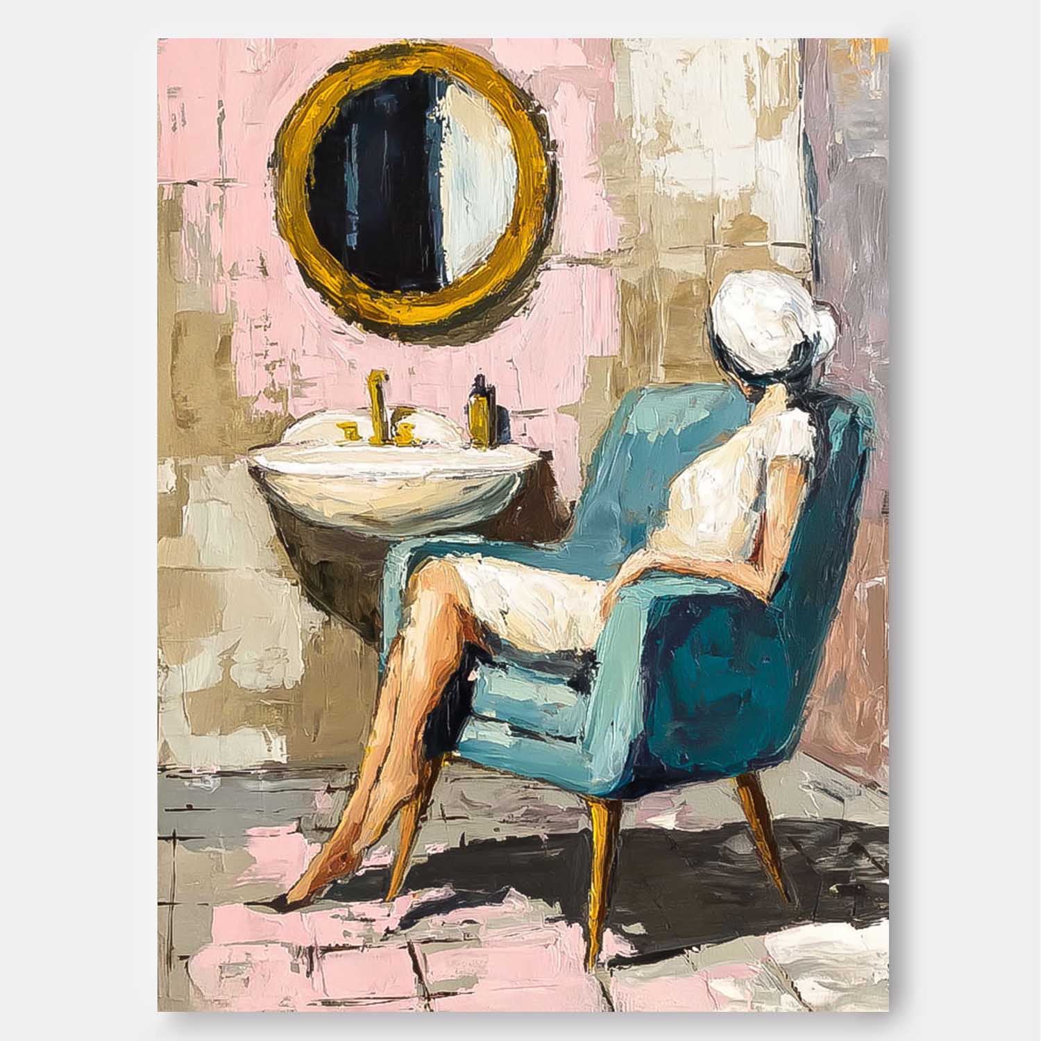 Wall Art People Maximalist Lyrical Abstract