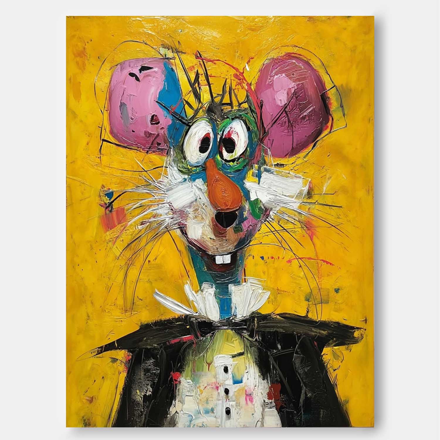 Wall Art Animal Neo-Pop Art Playful Decor