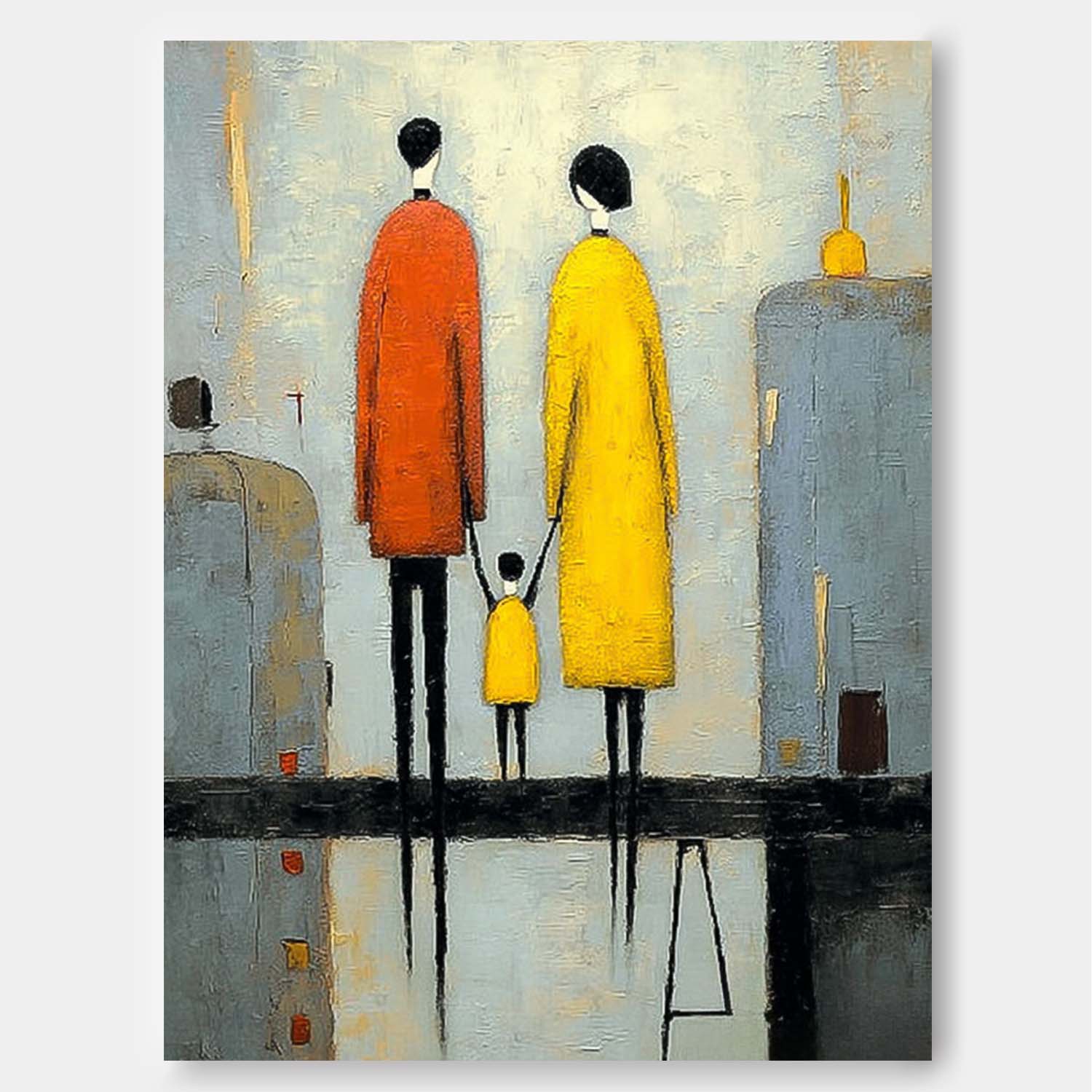 Wall Art Soft Feminine Family Figurative Aesthetic