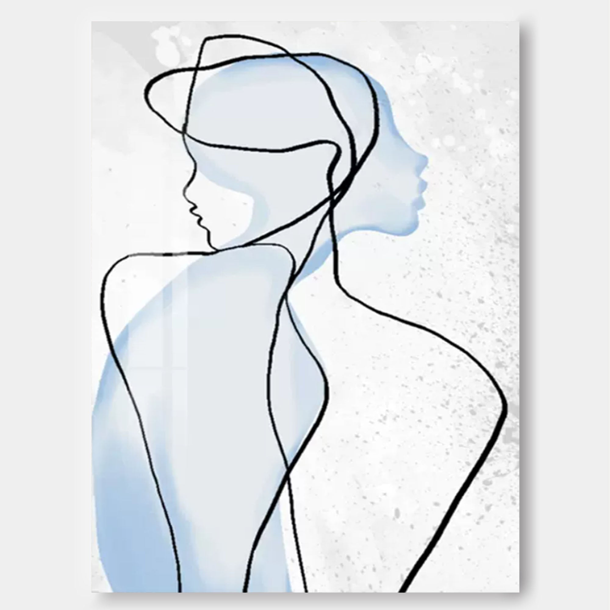 Wall Art Abstract Minimalist Linear Modern