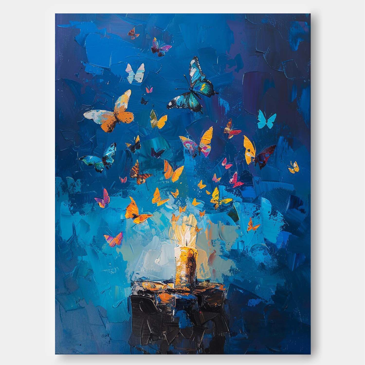 Wall Art Abstract Magical Scene Warm