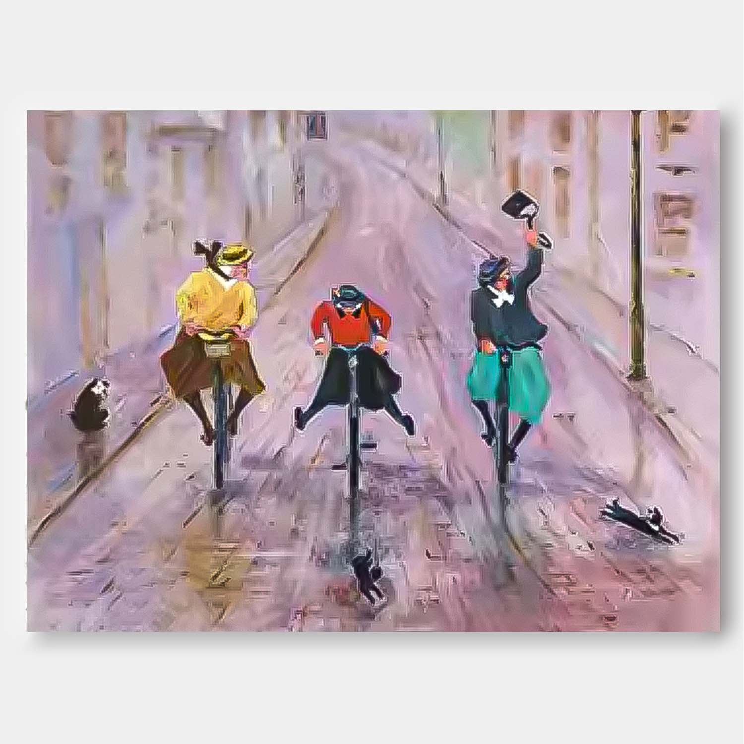 Wall Art People Contemporary Joyful Decor