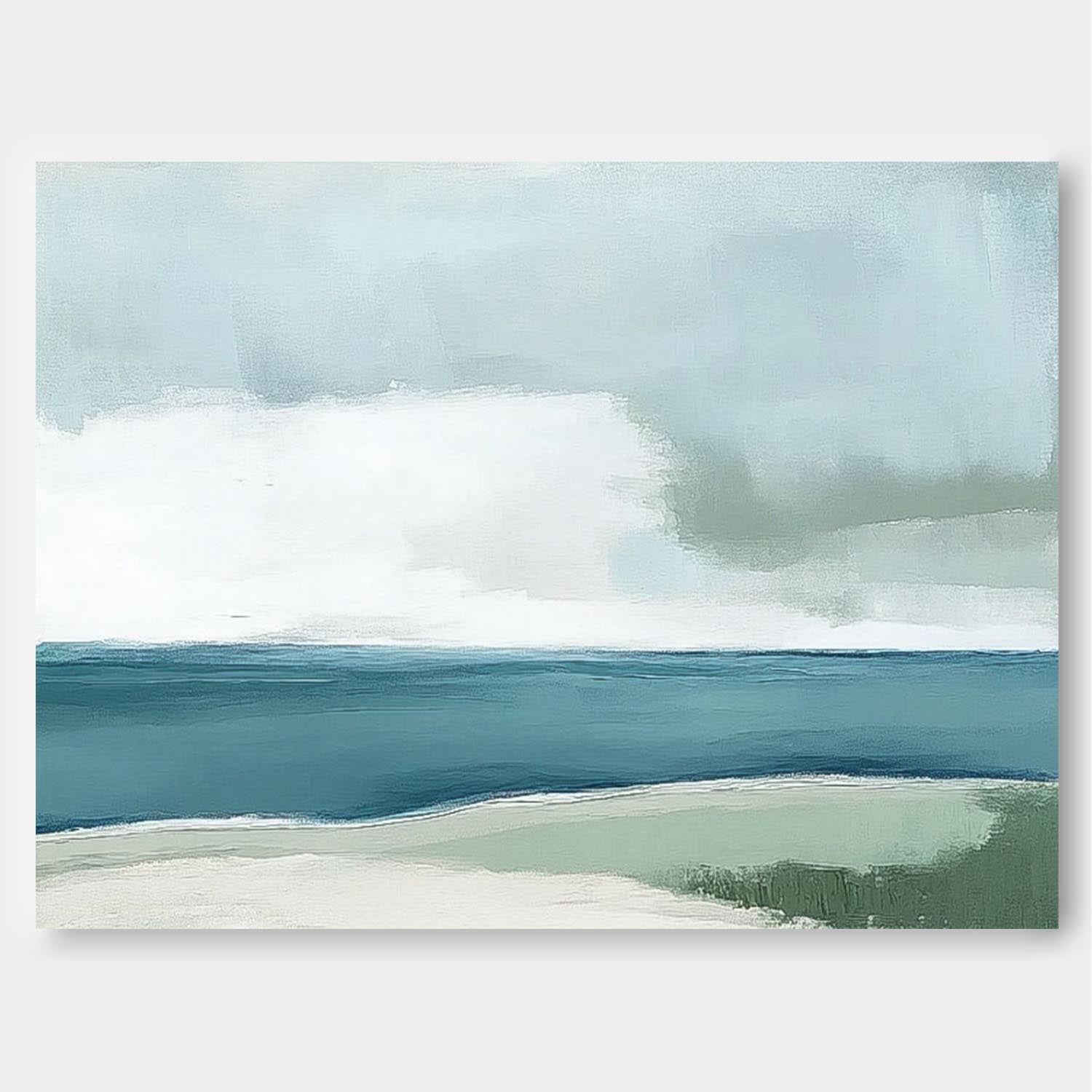 Wall Art Landscape Minimalist Solitary Boat