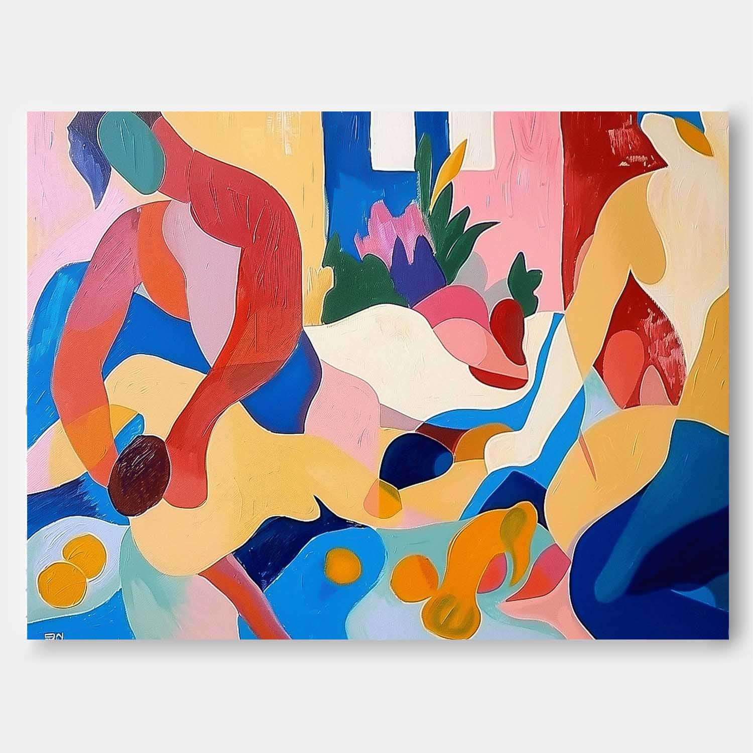 Wall Art Modern Abstract Vibrant Artistic