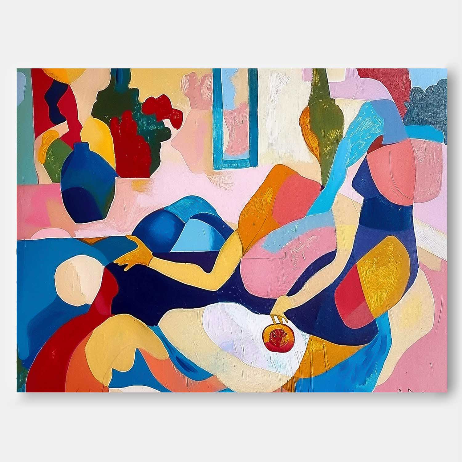 Wall Art Modern Abstract Elegant Painterly